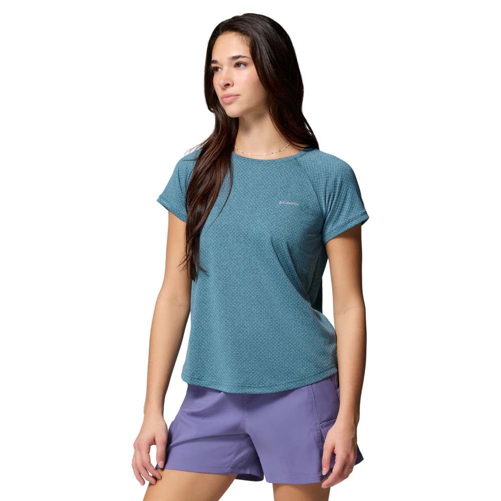 T-shirt de Manga Curta Bogata Bay™ Columbia Azul-turquesa-3