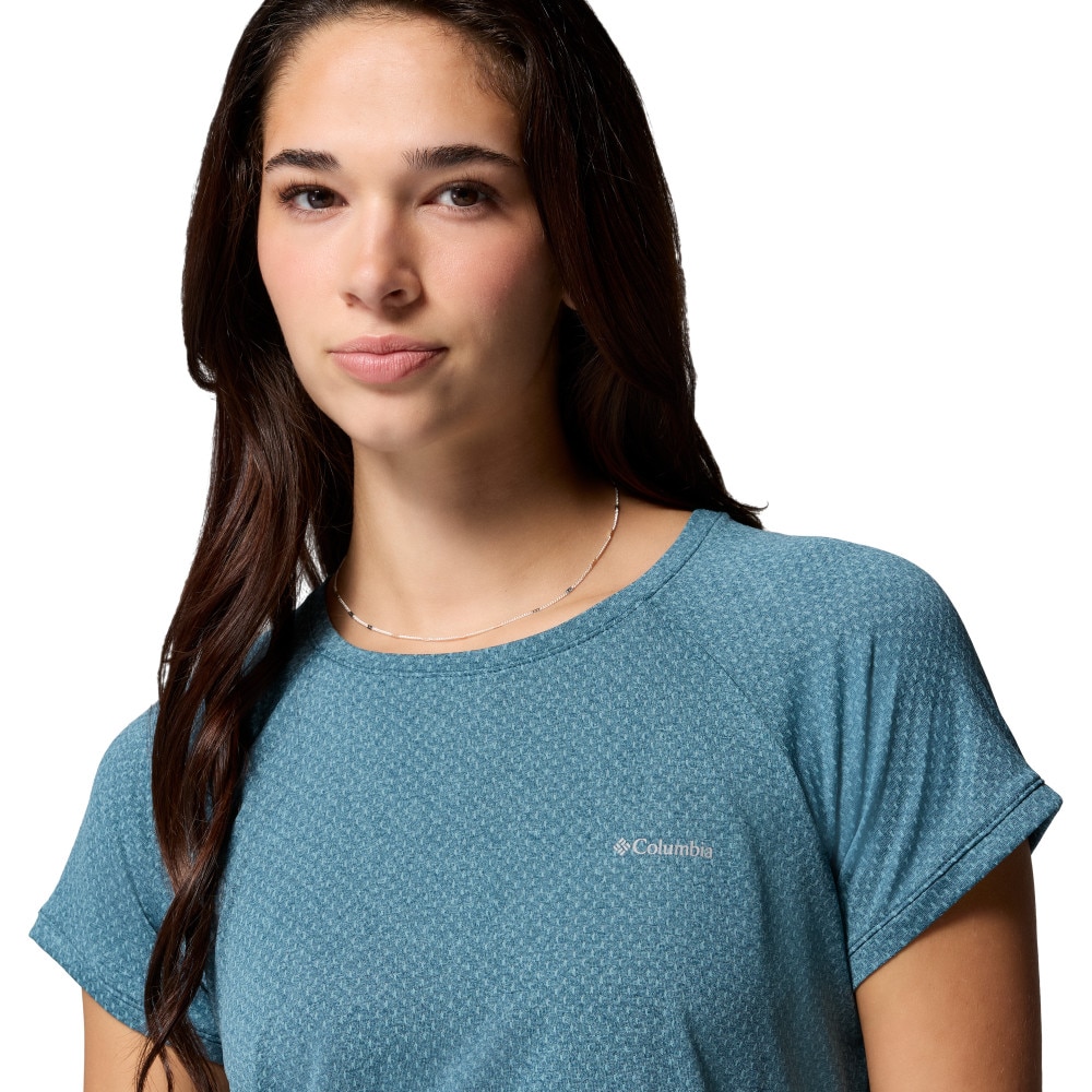 T-shirt de Manga Curta Bogata Bay™ Columbia Azul-turquesa-4