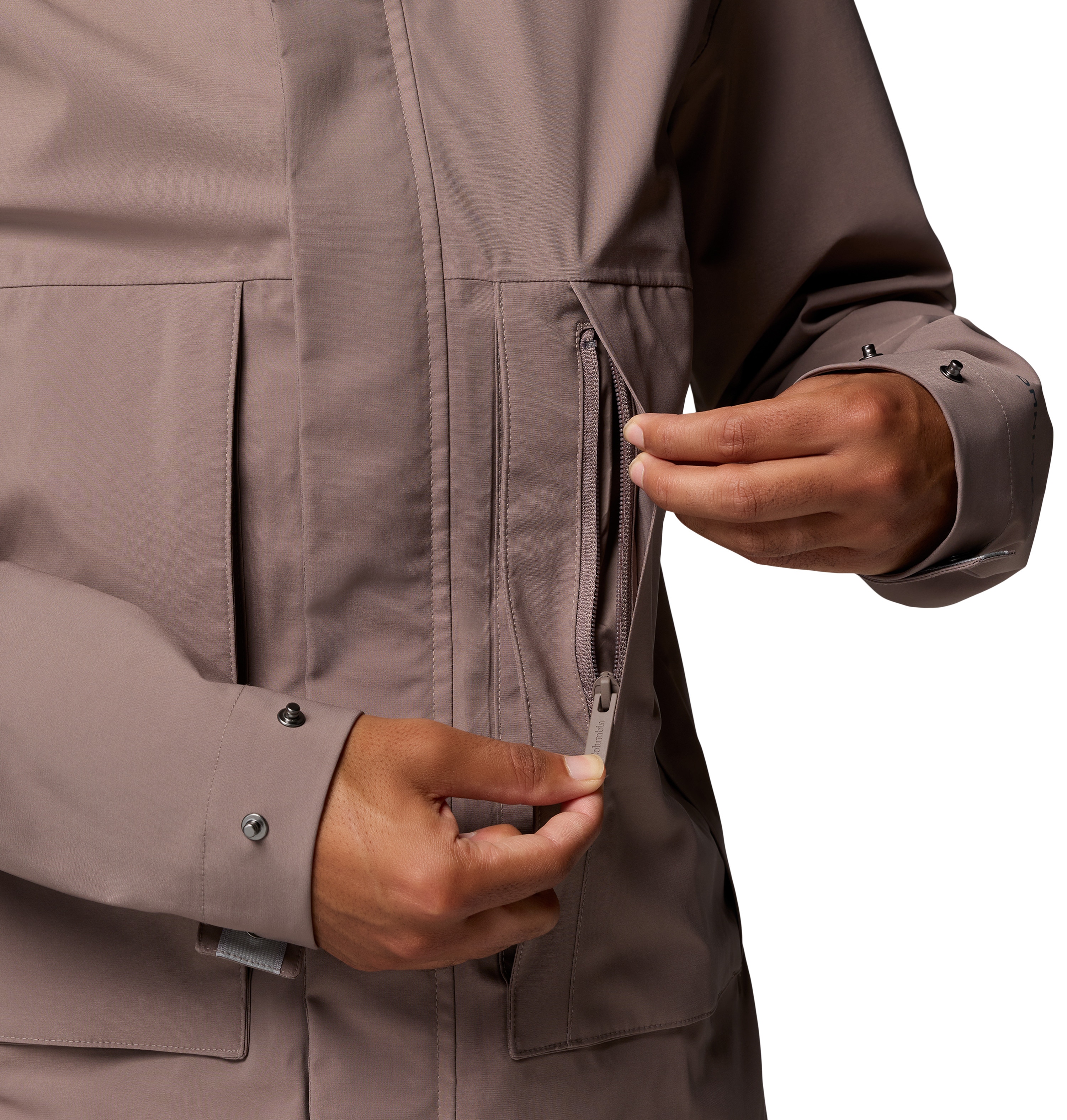 Casaco Impermeável Street Heights™ Shell Columbia Taupe-6