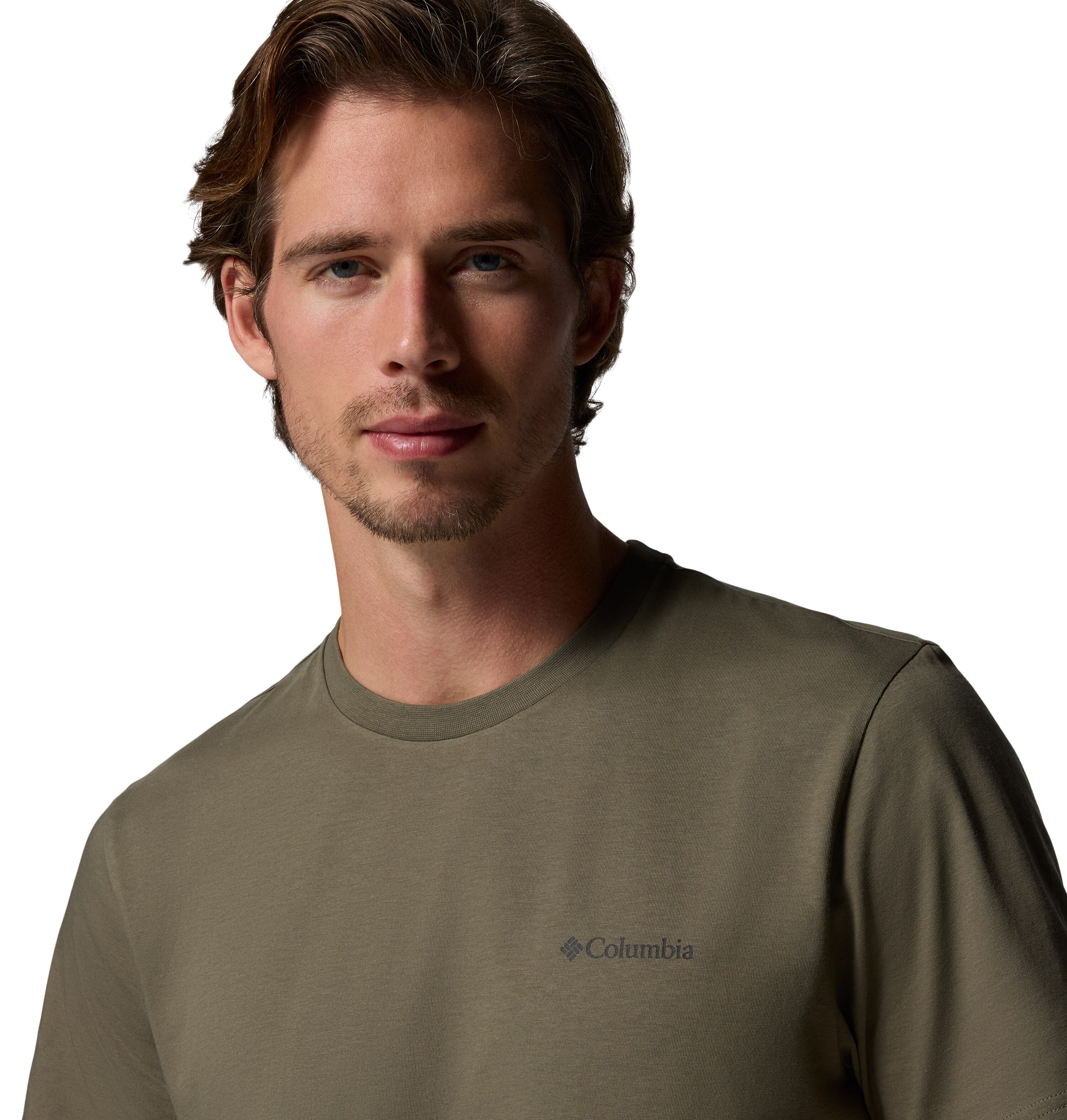 T-shirt de Manga Curta Csc™ Basic Columbia Verde-militar-4
