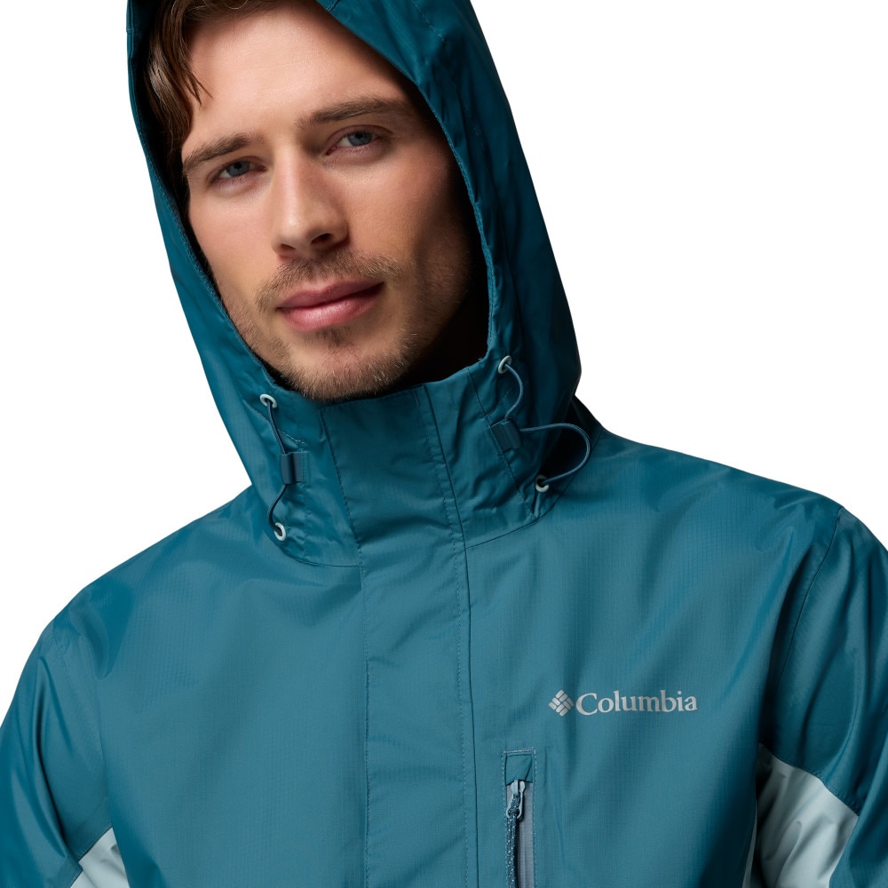 Casaco Impermeável Pouring Adventure™ Iii Columbia Azul-turquesa-6