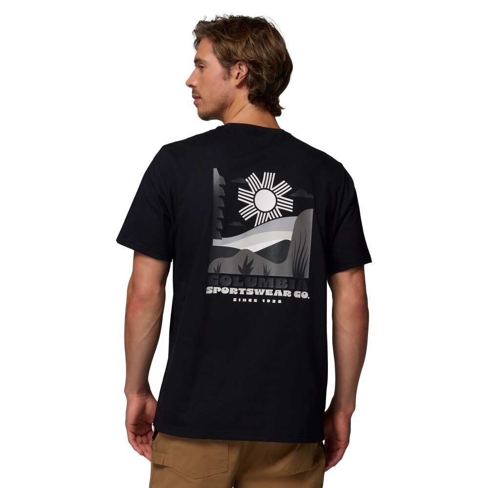 T-shirt de Manga Curta Csc™ Outdoor Back Graphic Columbia Preto-2