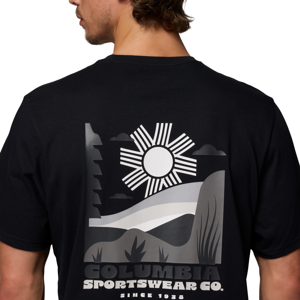 T-shirt de Manga Curta Csc™ Outdoor Back Graphic Columbia Preto-5
