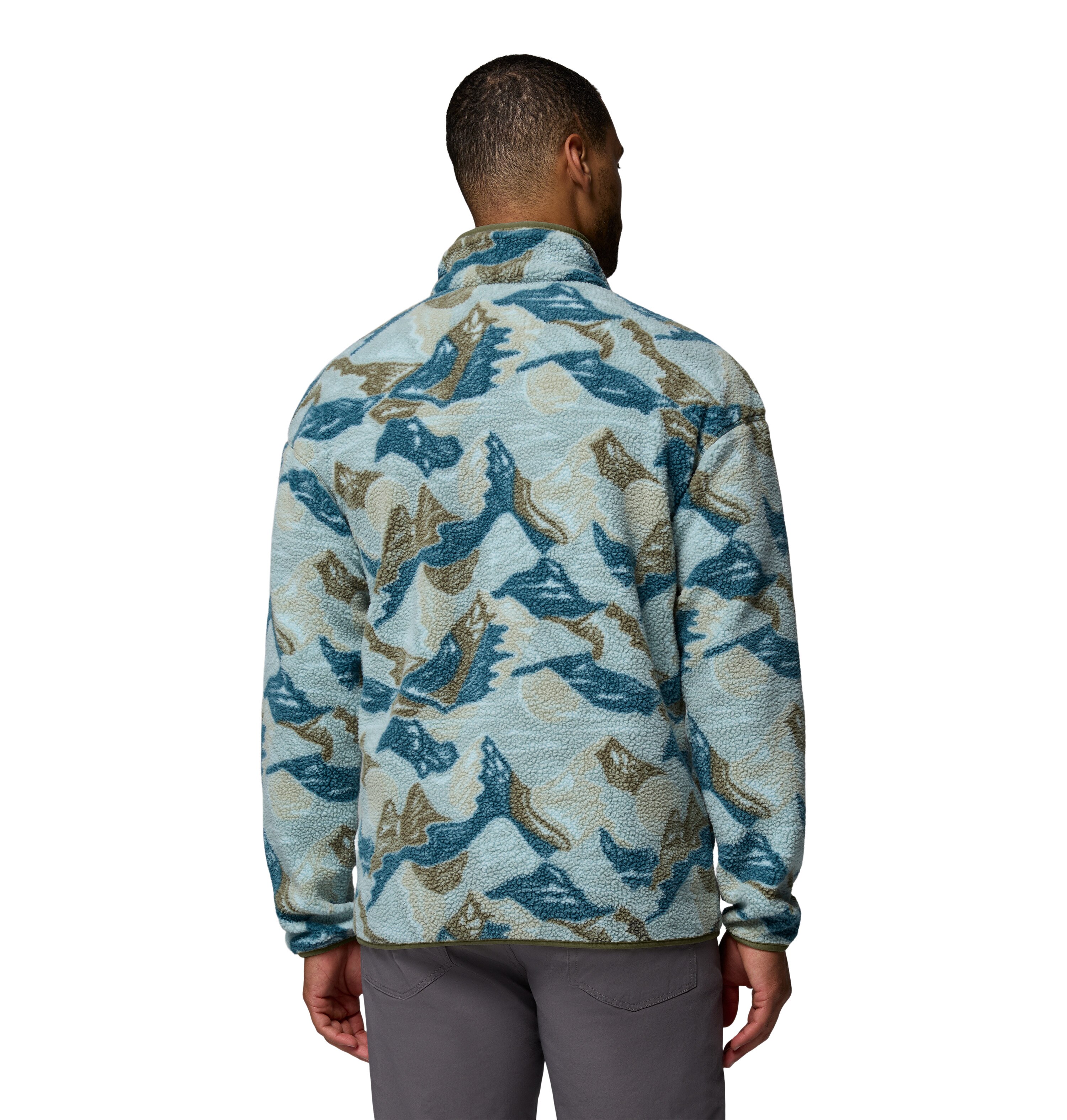 Forro Polar Helvetia™ Ii Printed Columbia Verde-acinzentado-2