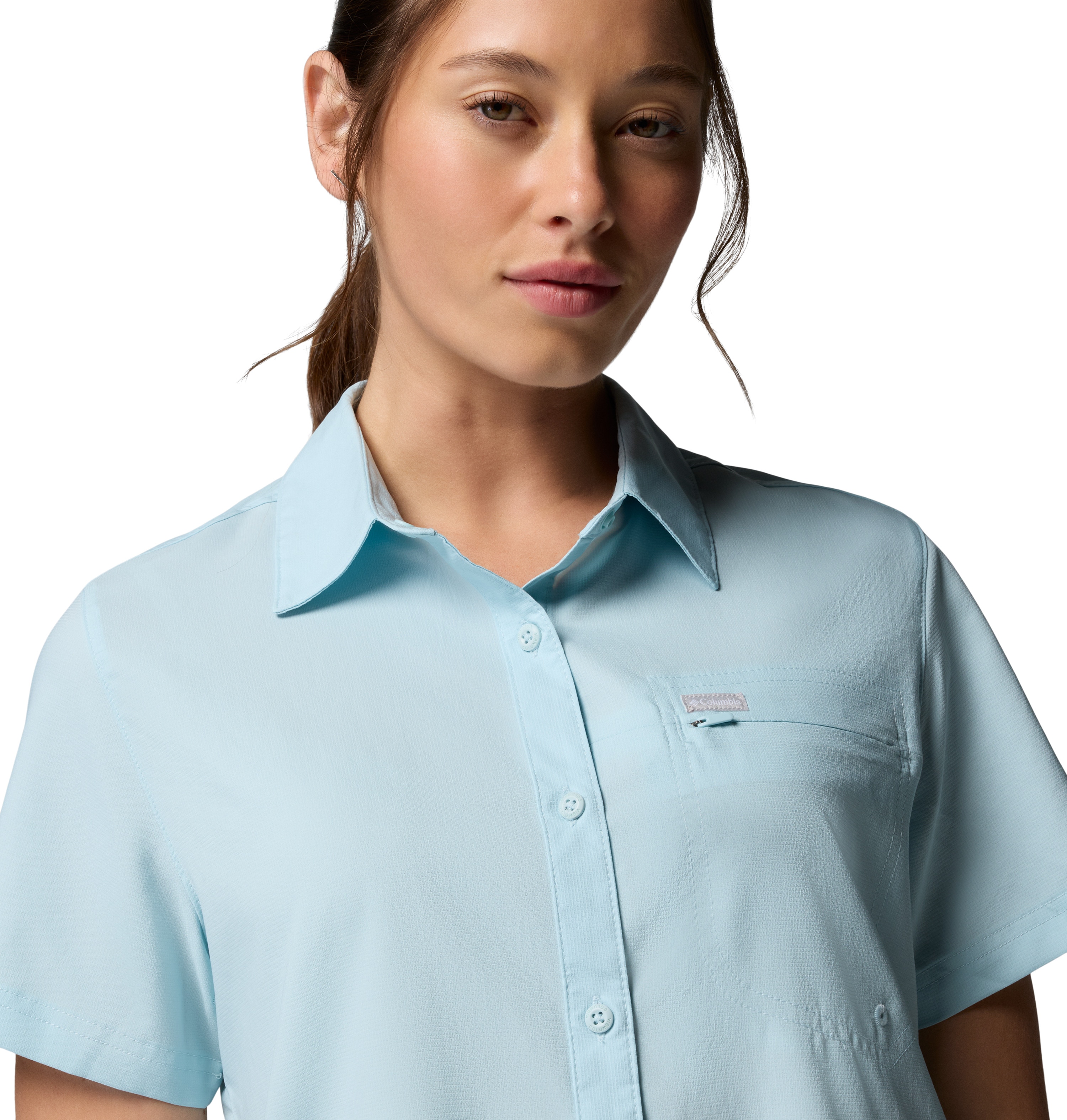 Camisa de Manga Curta Silver Ridge™ Utility Ii Columbia Azul-claro-4