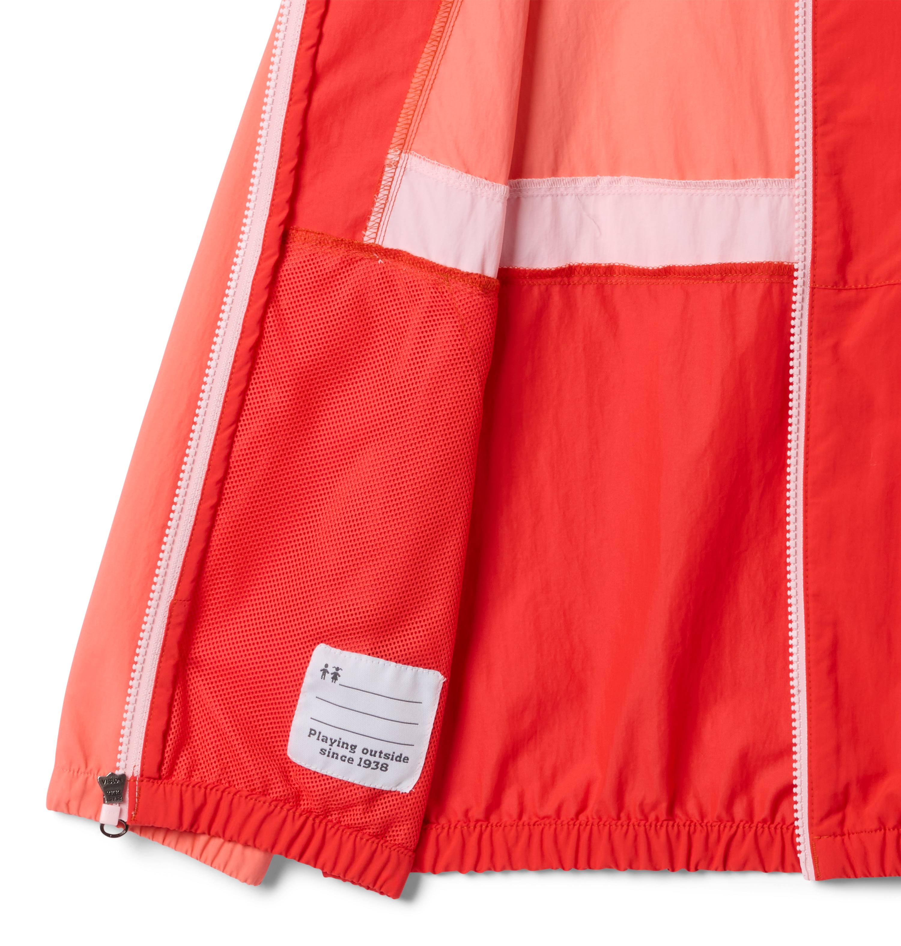 Casaco Corta-vento Infantil Spire Valley™ Columbia Coral-3