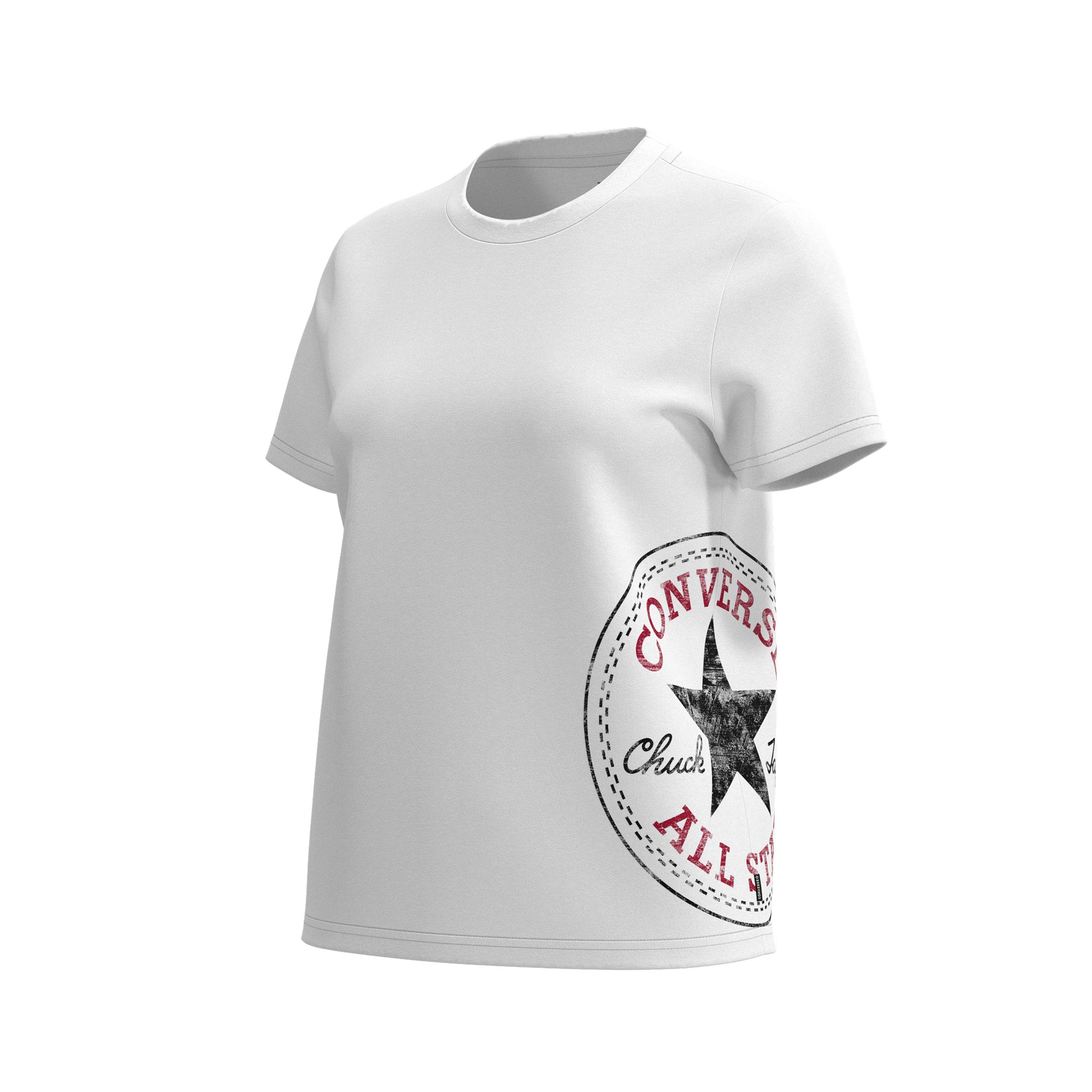T-shirt Chuck Patch Side Tee Converse Branco-3