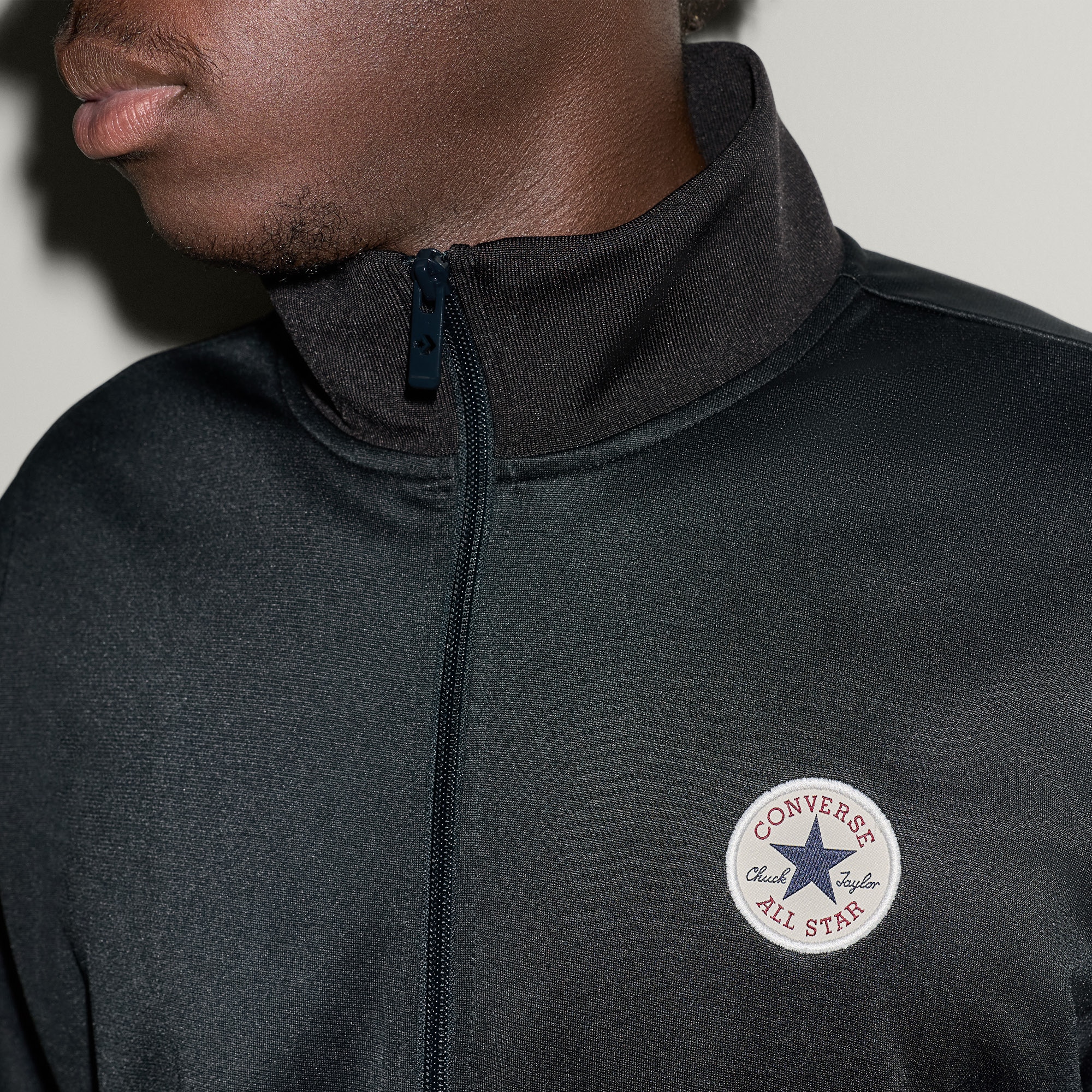 Casaco Retro Chuck Track Jacket Converse Preto brilhante-6