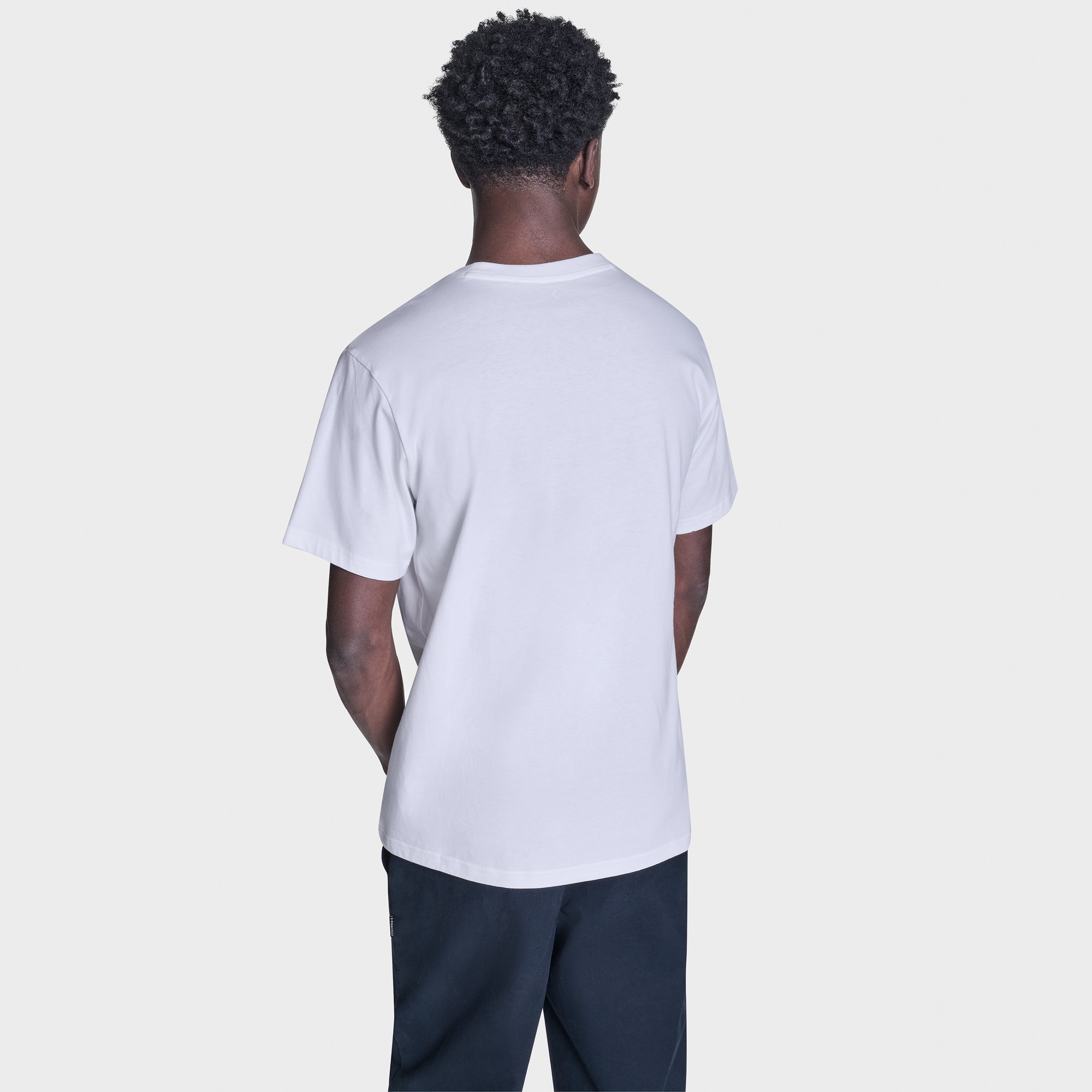T-shirt Box Logo Tee Converse Branco-3