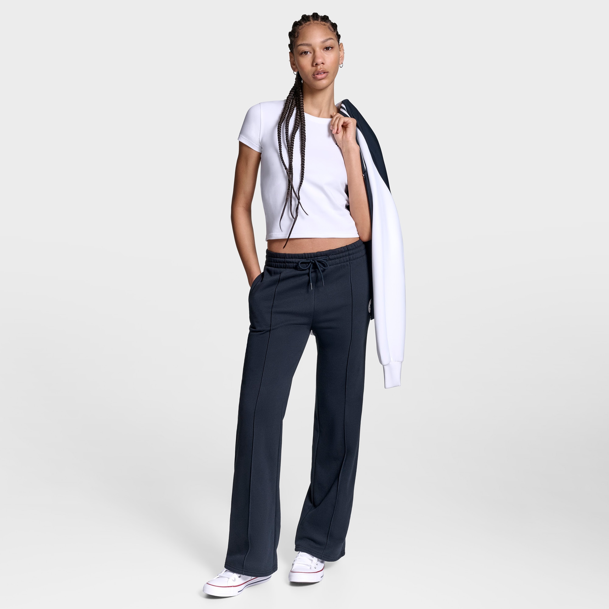 Calças Retro Chuck Knit Pant Converse Preto-3
