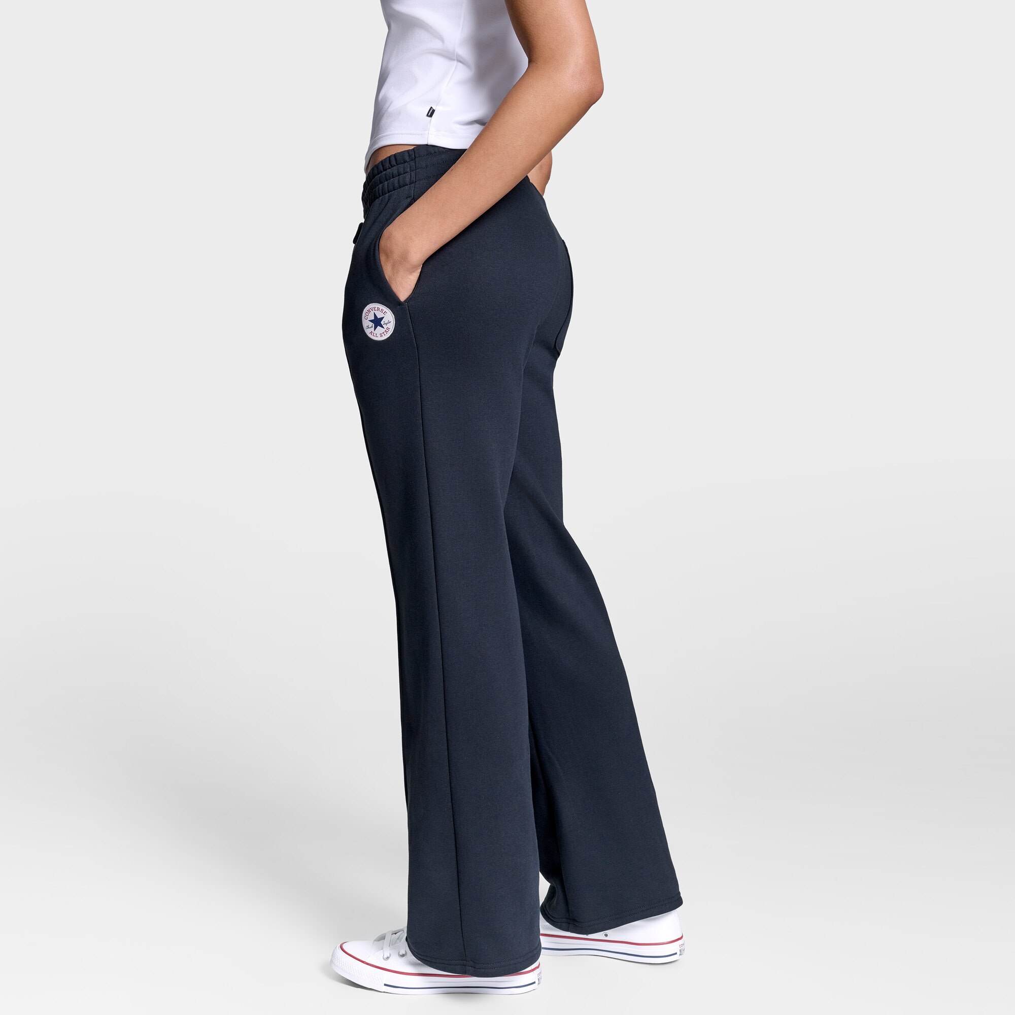 Calças Retro Chuck Knit Pant Converse Preto-4