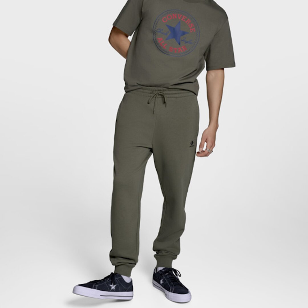 Calças Star Chevron Pant Converse Verde-acinzentado-2