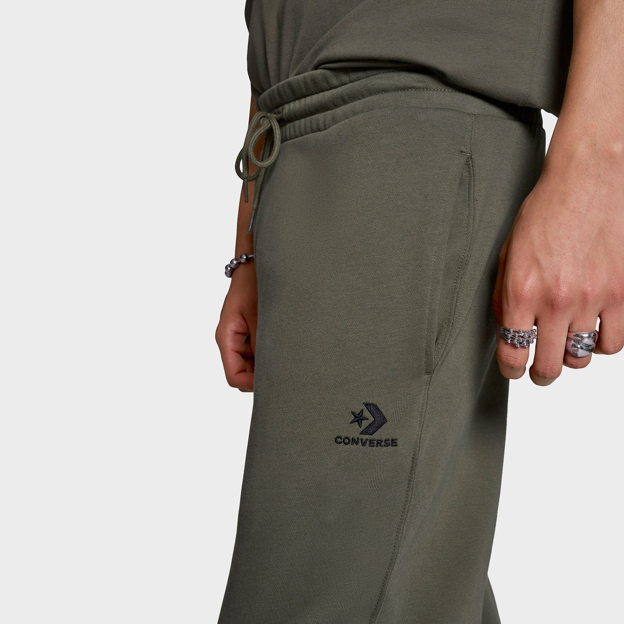 Calças Star Chevron Pant Converse Verde-acinzentado-6