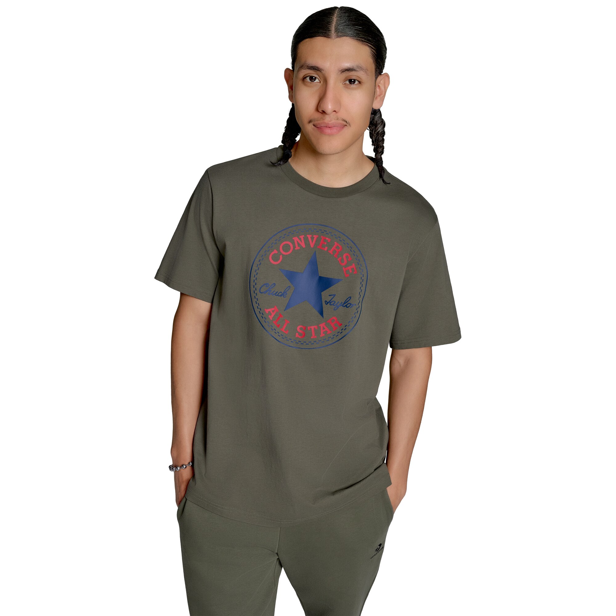 T-shirt Unissexo Archive All Star Converse Verde-escuro-1