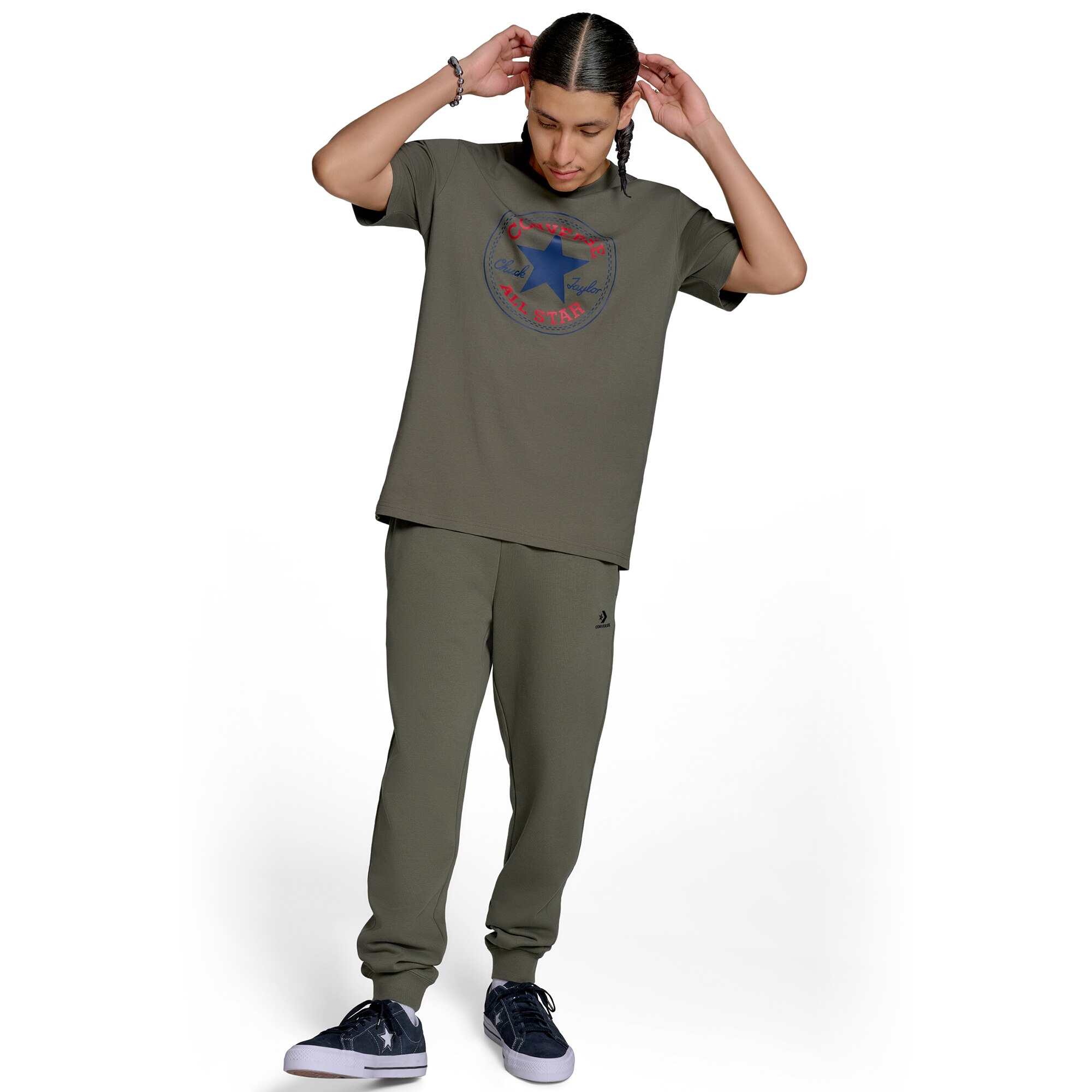 T-shirt Unissexo Archive All Star Converse Verde-escuro-3