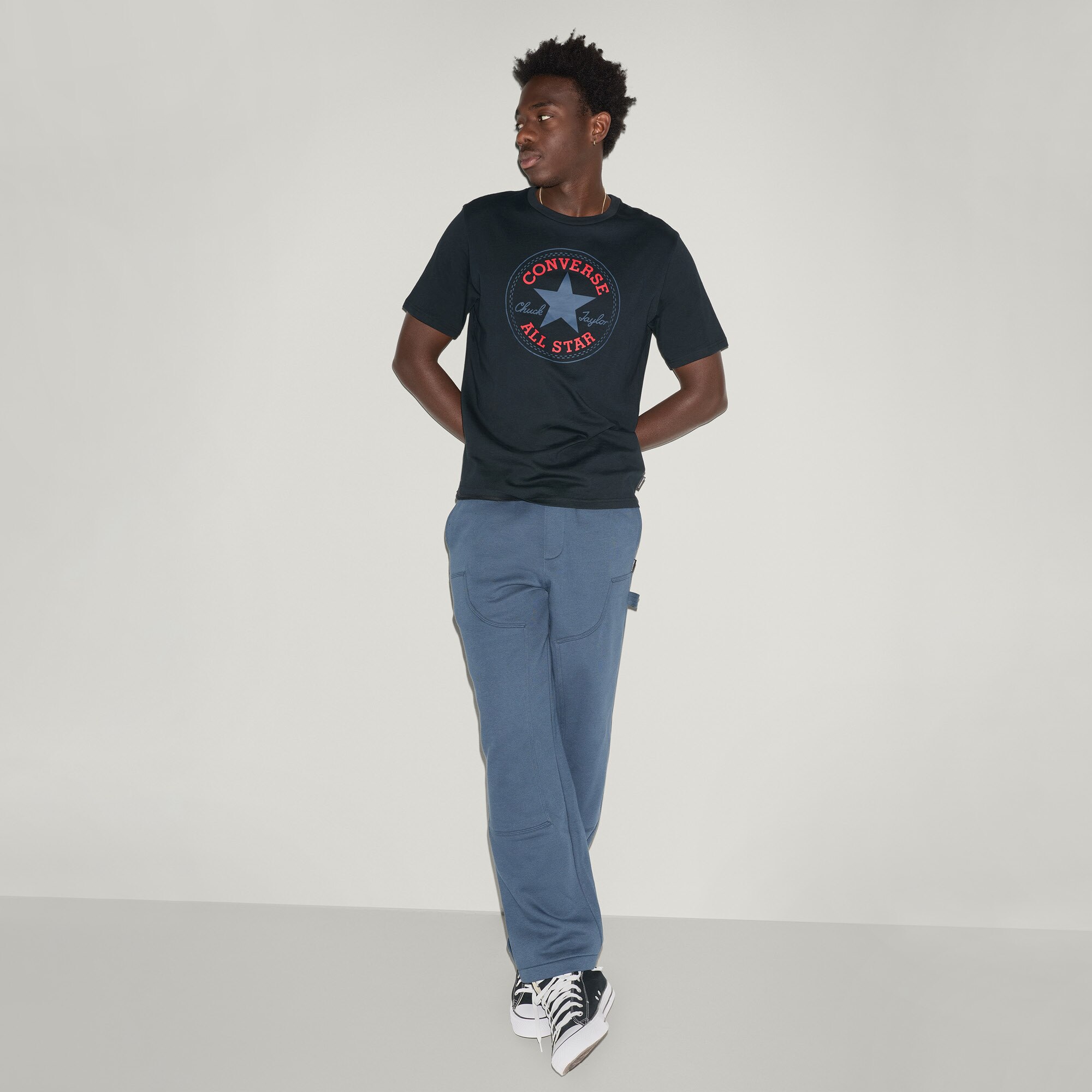T-shirt Unissexo Archive All Star Converse Preto-3