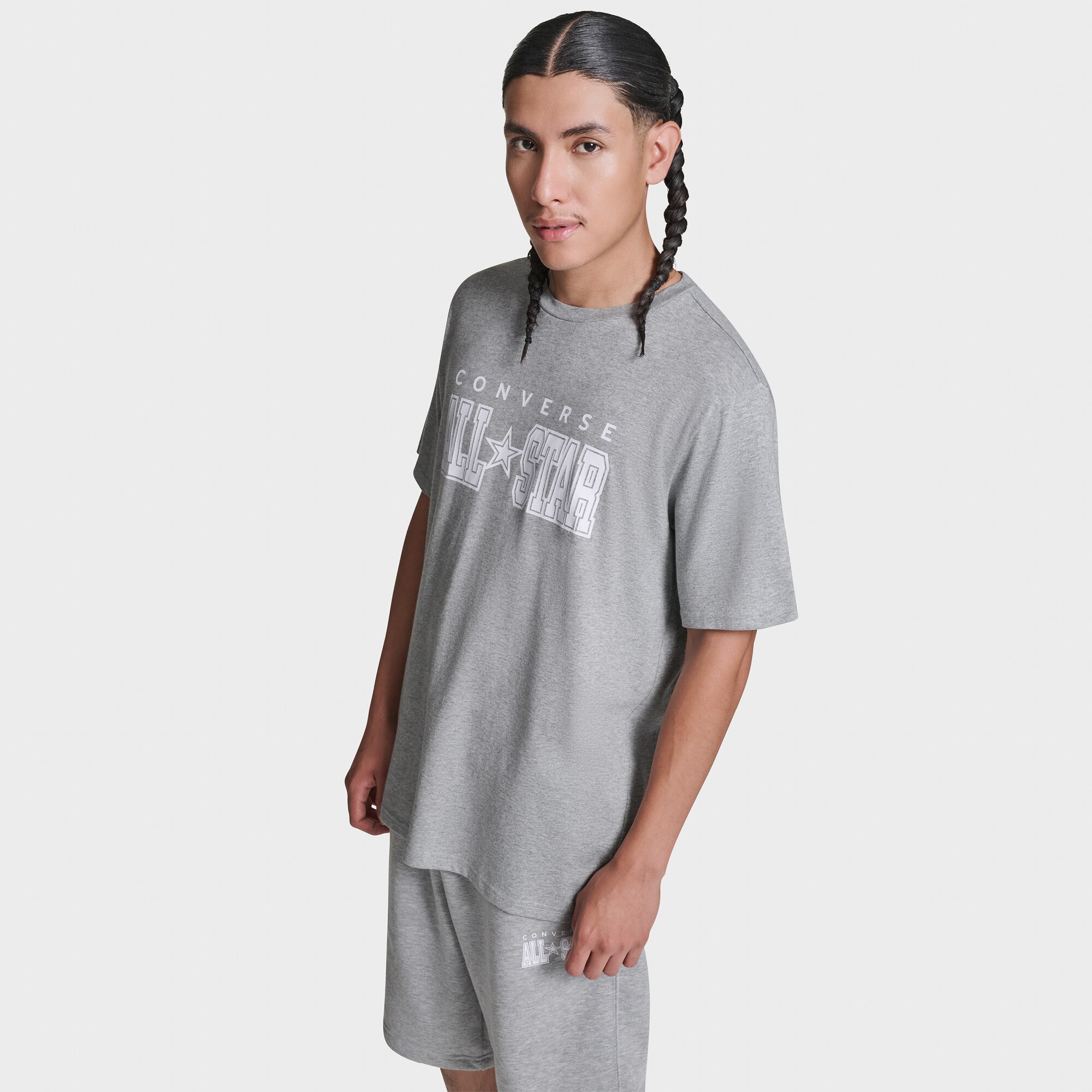 T-shirt All Star Tee Converse Cinzento-2