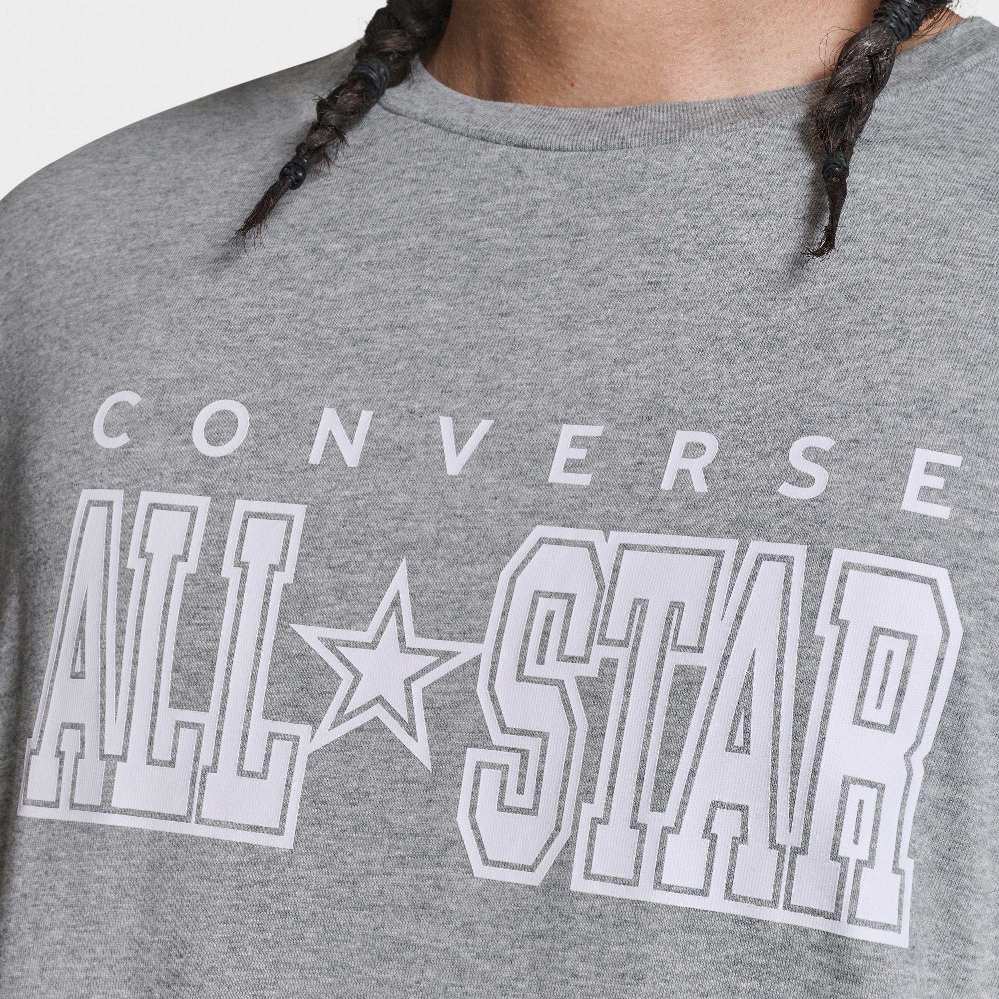 T-shirt All Star Tee Converse Cinzento-5