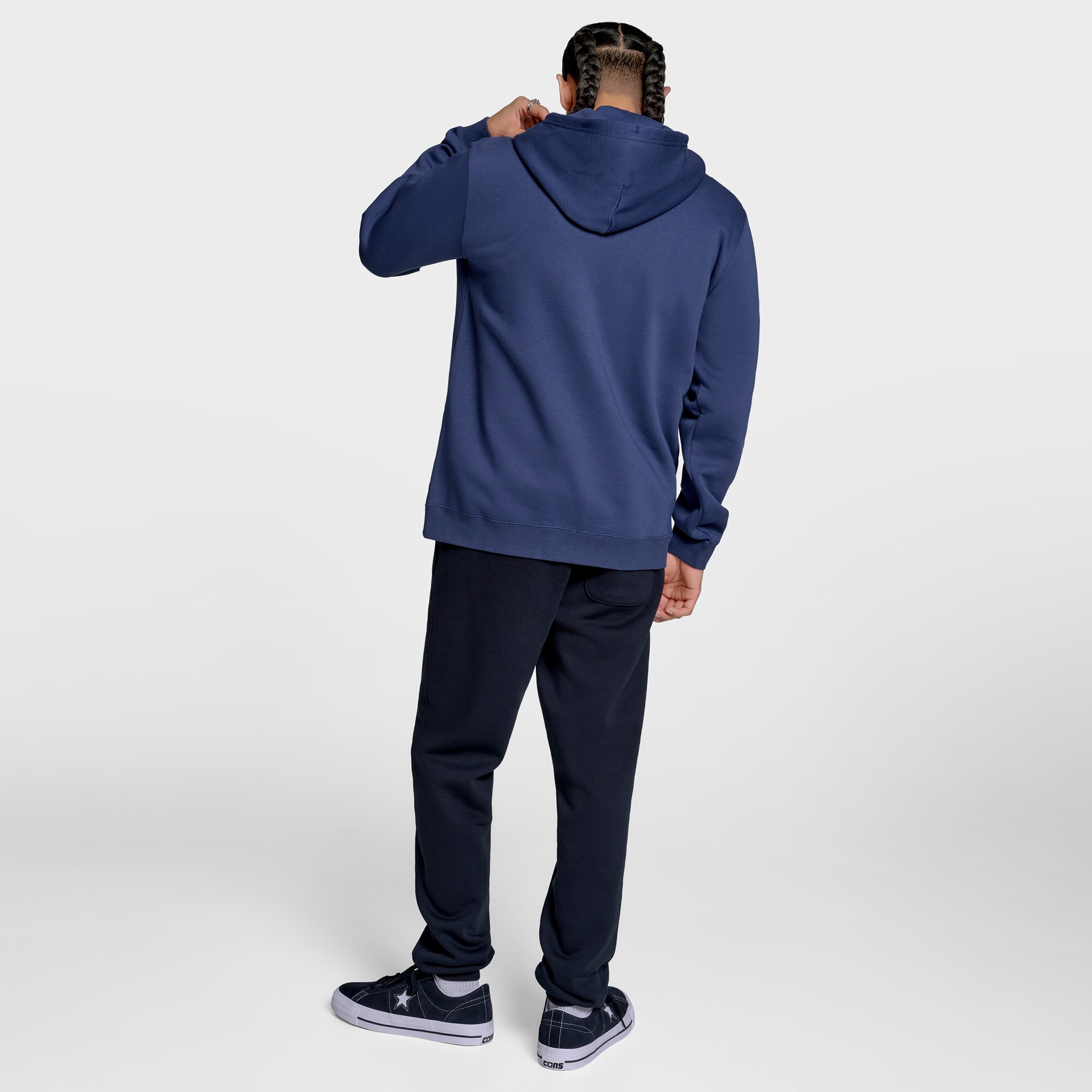 Sweatshirt Chuck Patch Hoodie Converse Azul-5