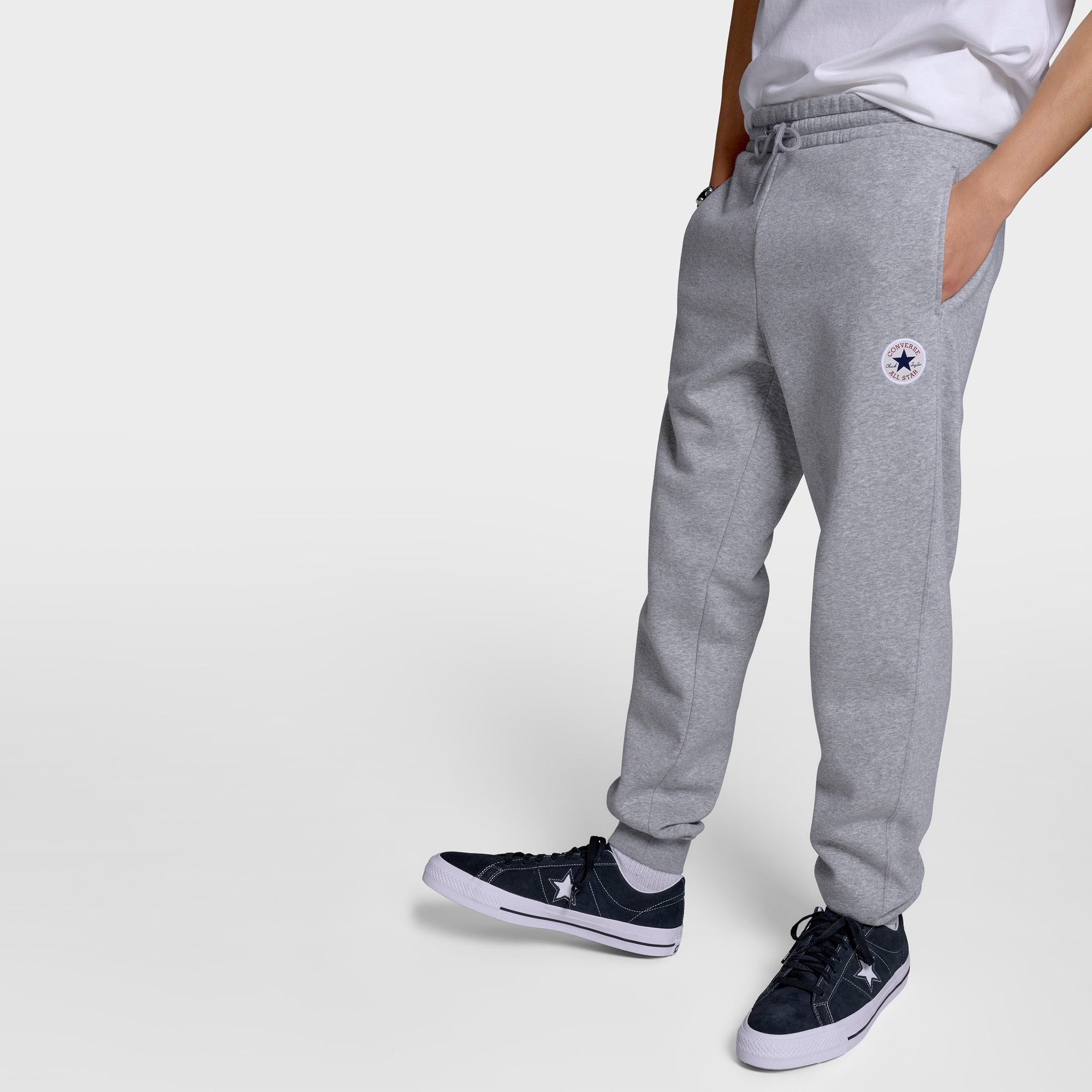 Calças Core Chuck Pant Converse Cinzento-5