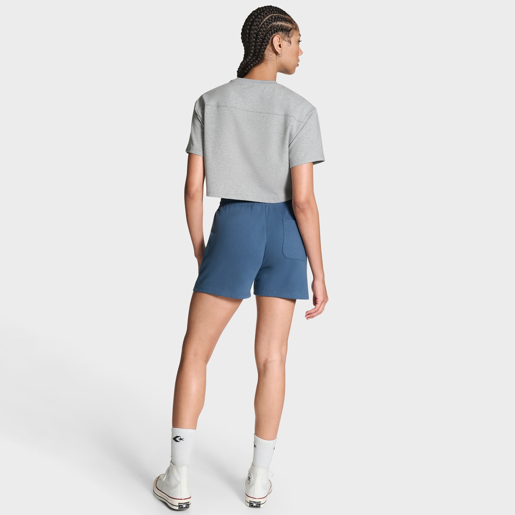 T-shirt Chuck Patch Tee Converse Cinzento-5