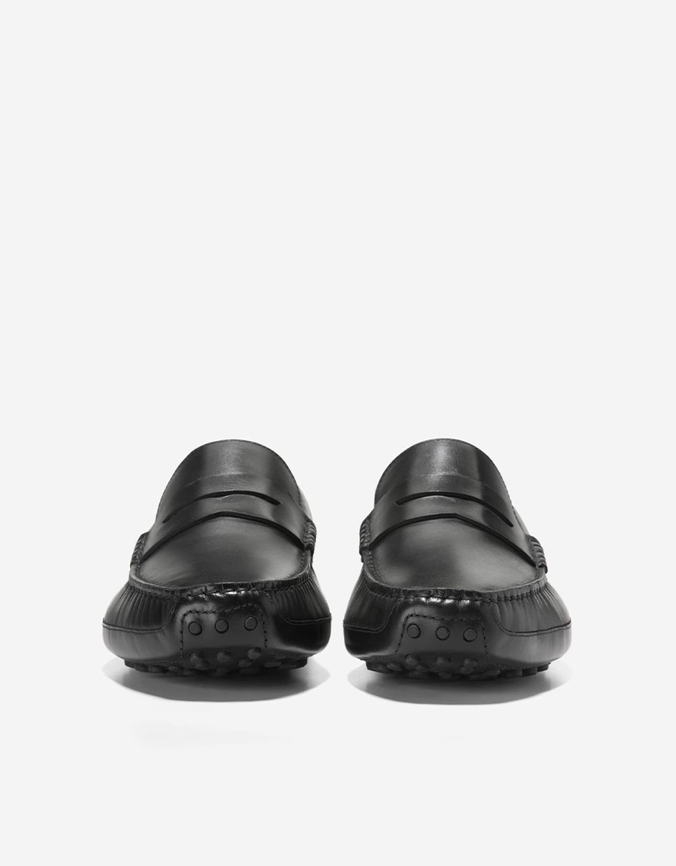 Mocassins Tipo Driver Confecionados em Pele Preto-3