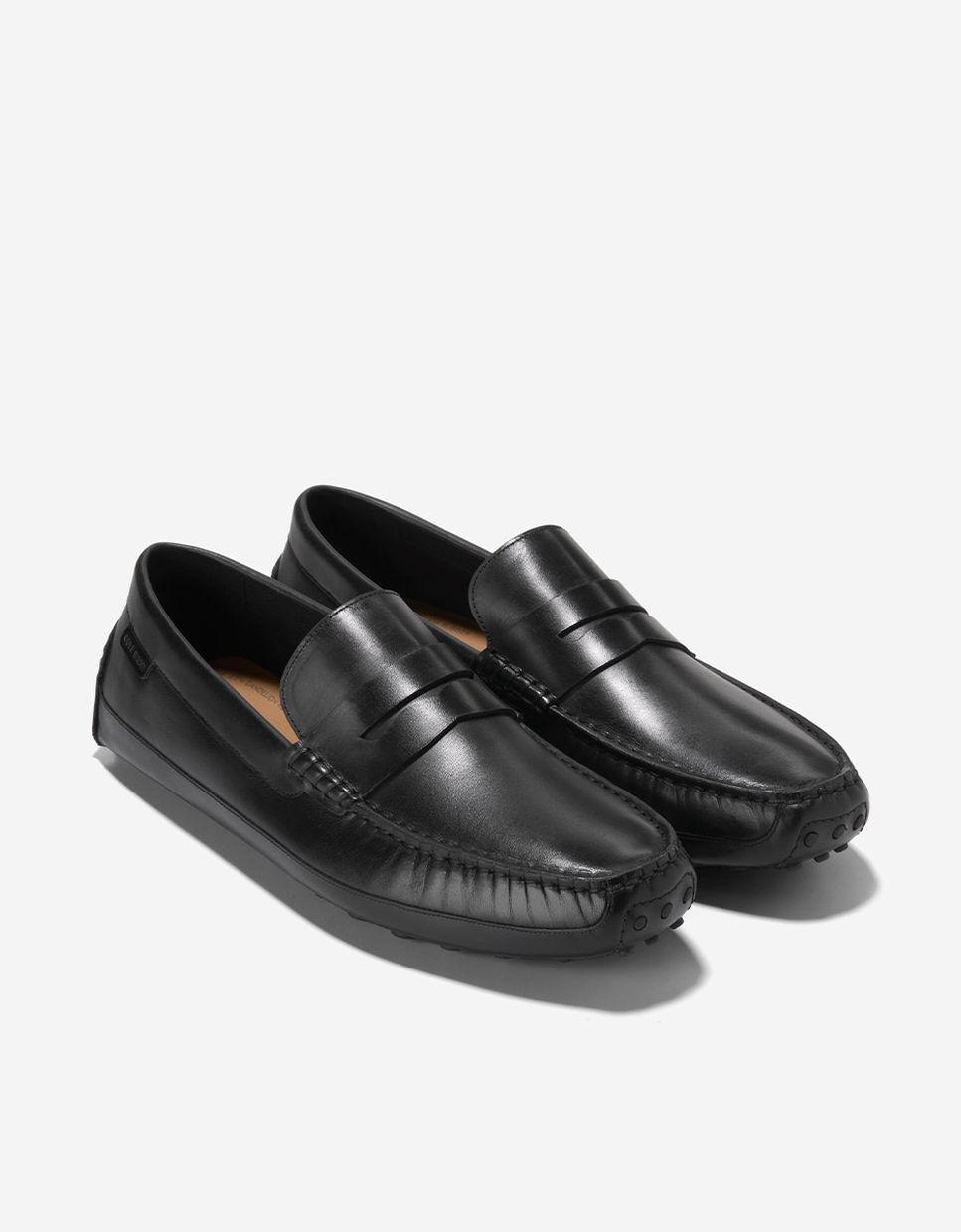 Mocassins Tipo Driver Confecionados em Pele Preto-5