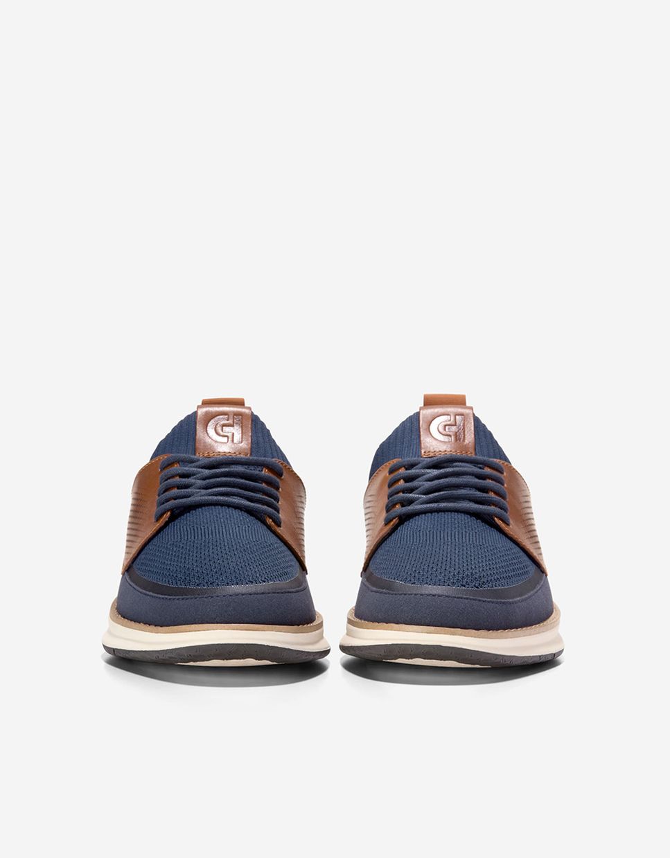 Sapatilhas Desportivas Confecionadas com Tecido Stitchlite™ e Couro Azul-2