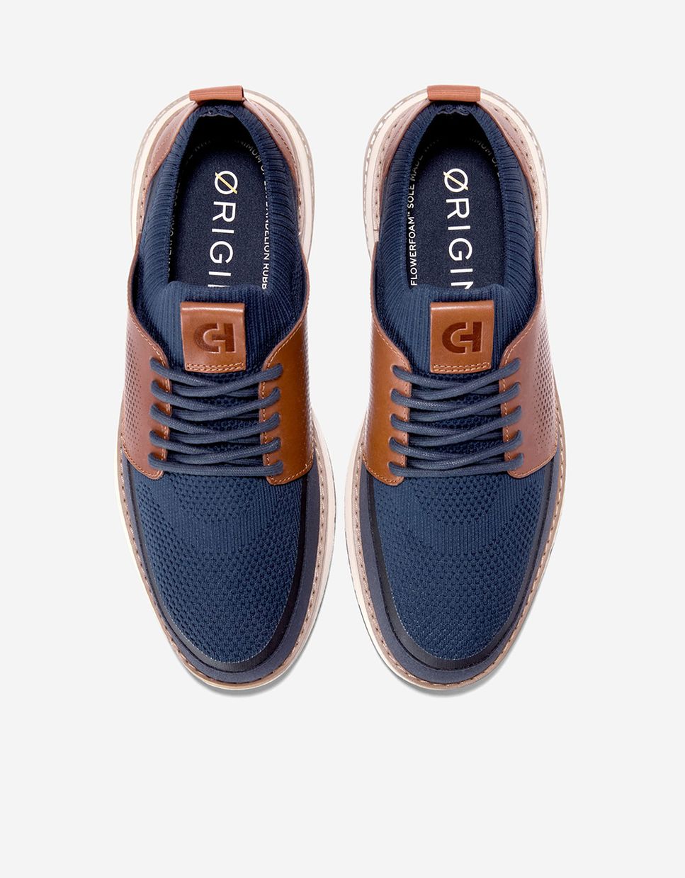 Sapatilhas Desportivas Confecionadas com Tecido Stitchlite™ e Couro Azul-5