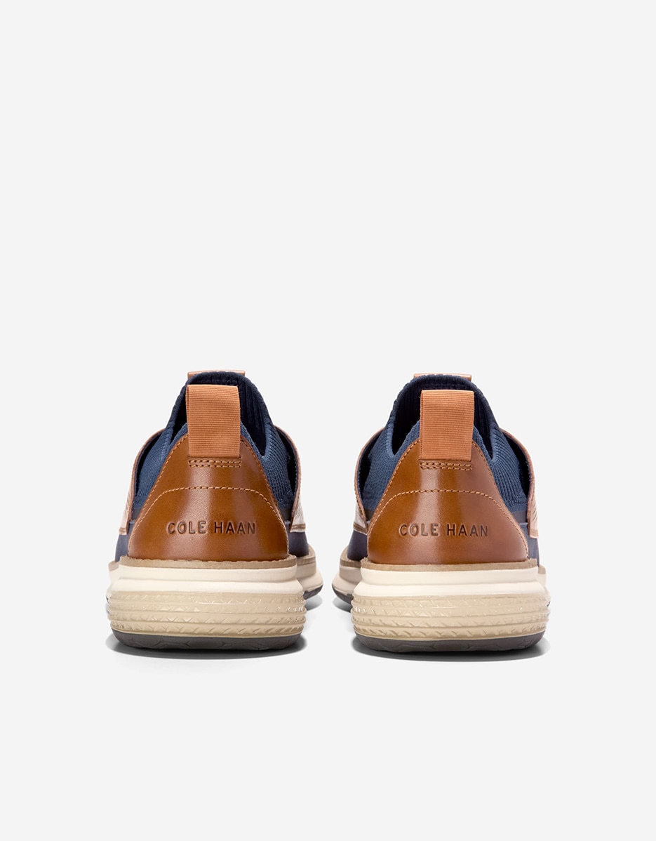 Sapatilhas Desportivas Confecionadas com Tecido Stitchlite™ e Couro Azul-3