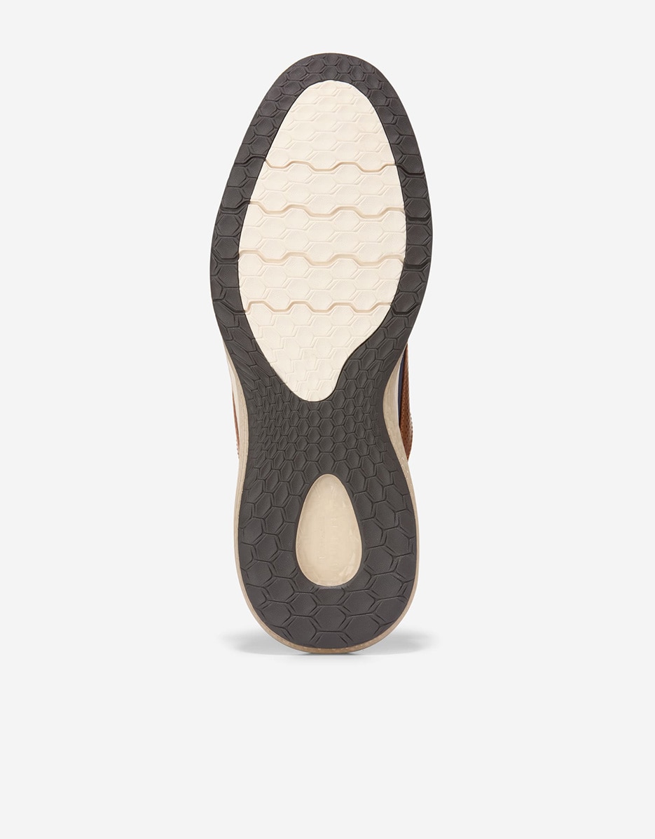 Sapatilhas Desportivas Confecionadas com Tecido Stitchlite™ e Couro Azul-6