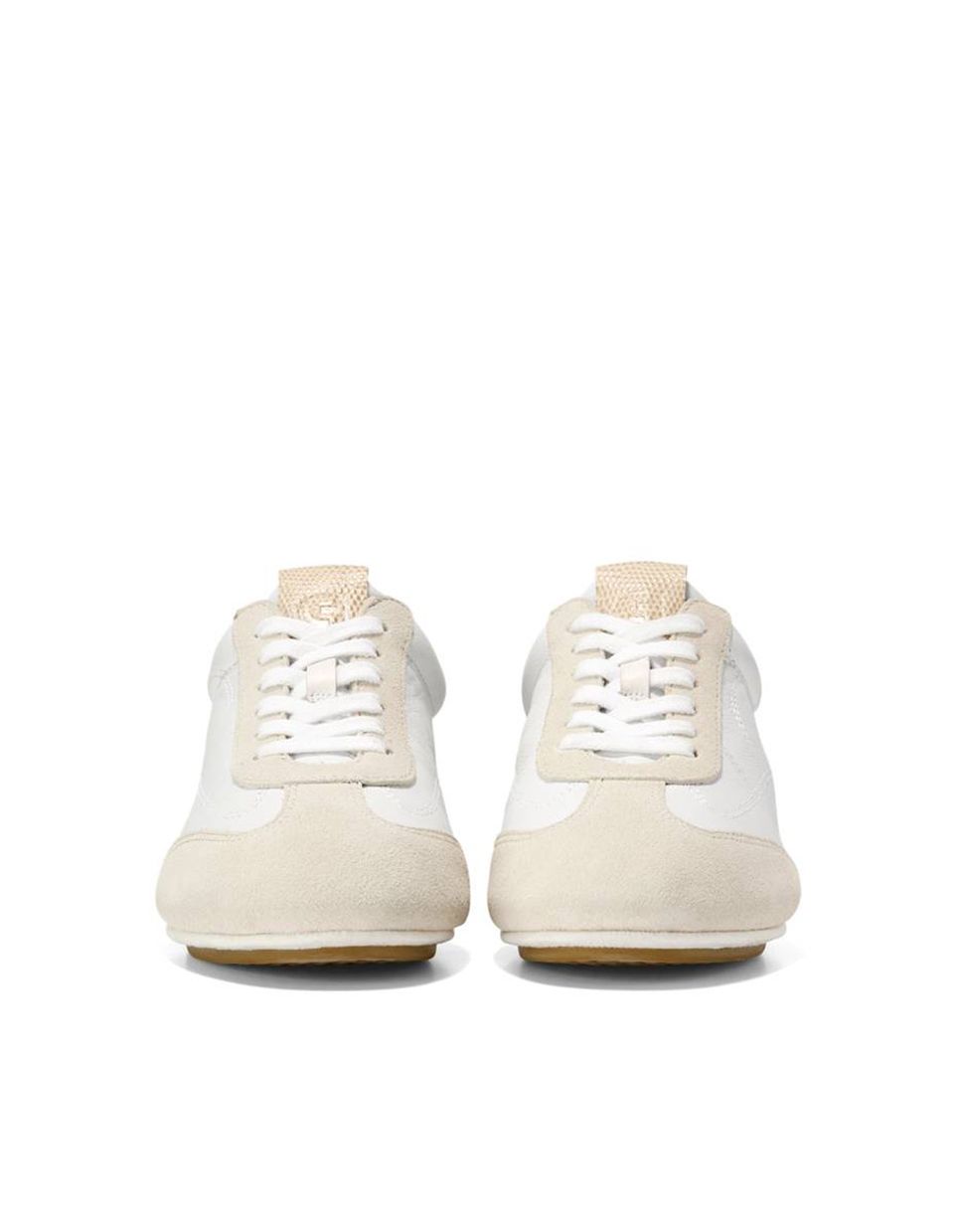 Sapatilhas Desportivas de Estilo Retro Confecionadas em Pele Branco-2
