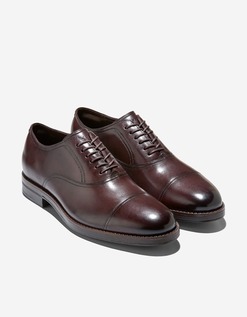 Sapato Oxford Confecionado em Pele com Tecnologia Flexcraft™ Castanho-escuro-4