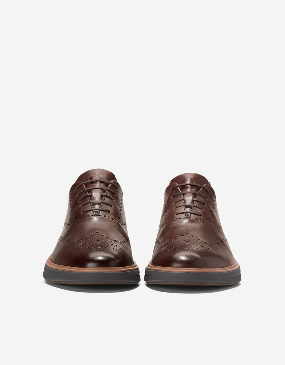 Sapato Oxford Ultraligeiro Confecionado em Pele Castanho-chocolate-2