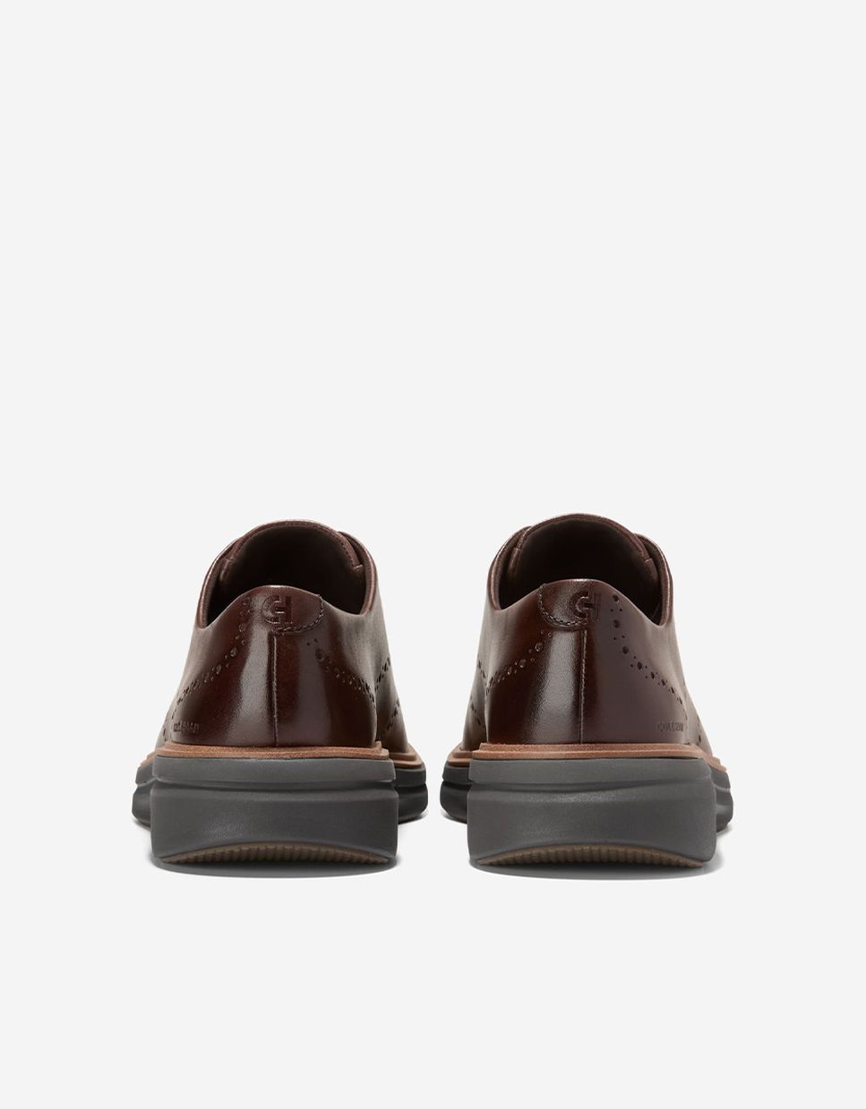 Sapato Oxford Ultraligeiro Confecionado em Pele Castanho-chocolate-3