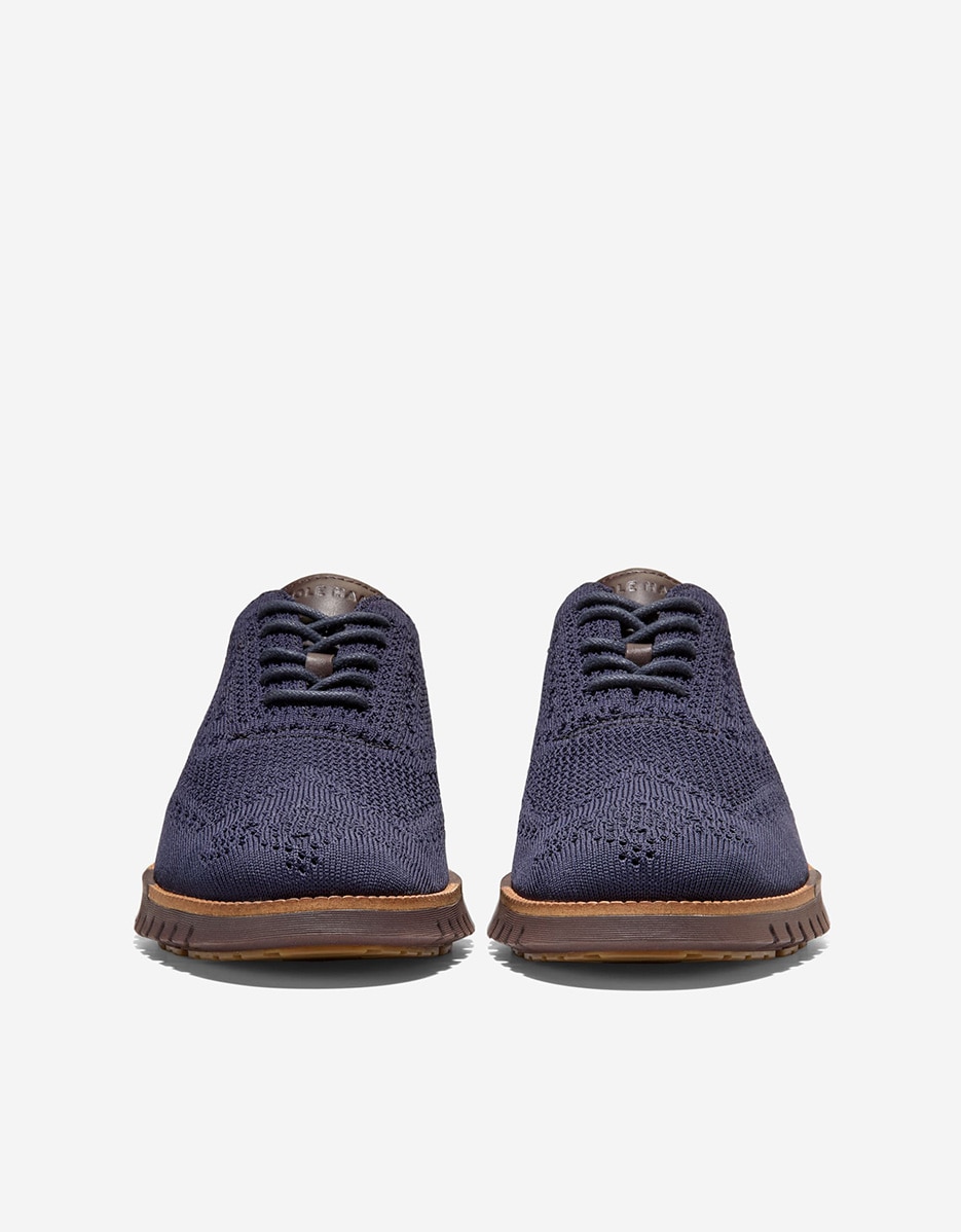 Sapatos Confecionados em Tecido Stitchlite™ Azul-2