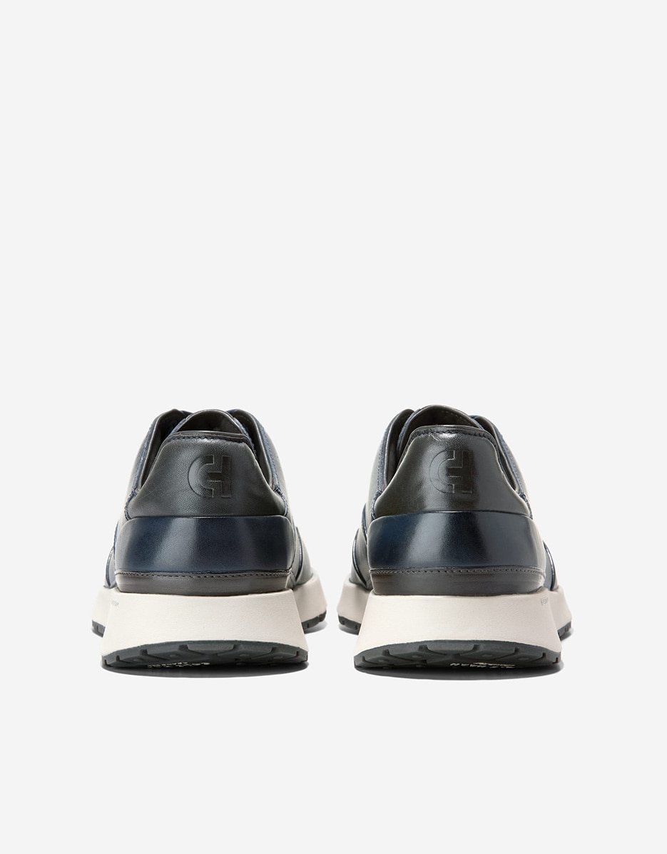 Sapatilhas Desportivas de Inspiração Vintage Azul-3