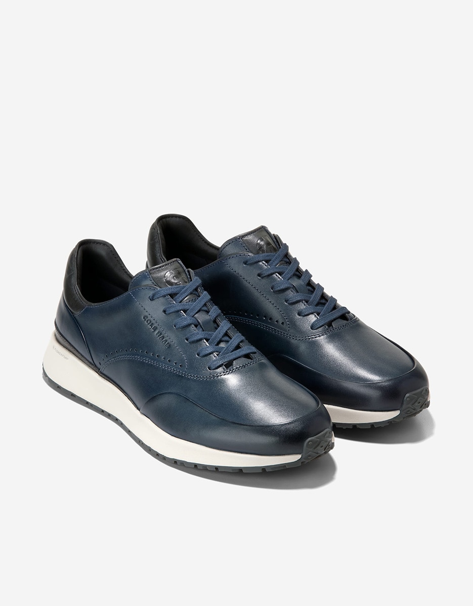 Sapatilhas Desportivas de Inspiração Vintage Azul-4