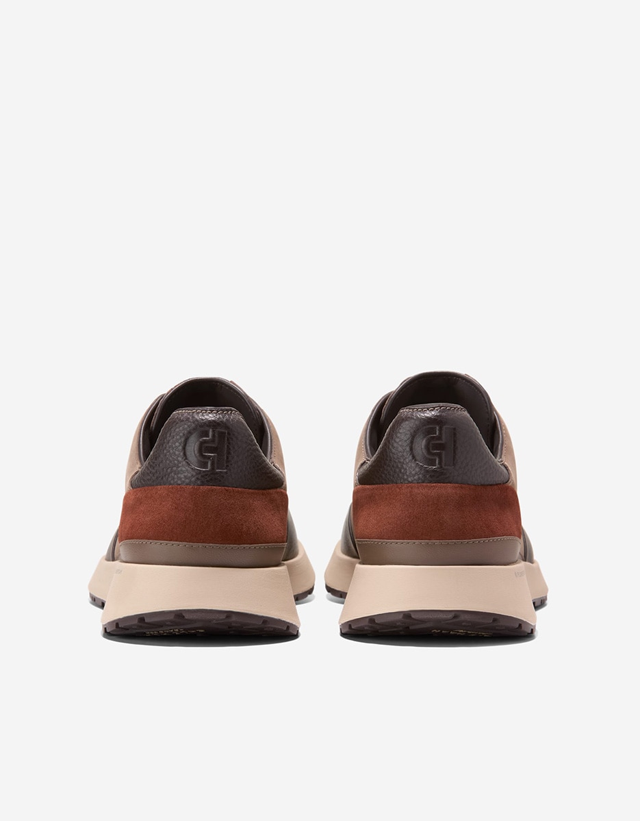 Sapatilhas Desportivas de Inspiração Vintage Castanho-3