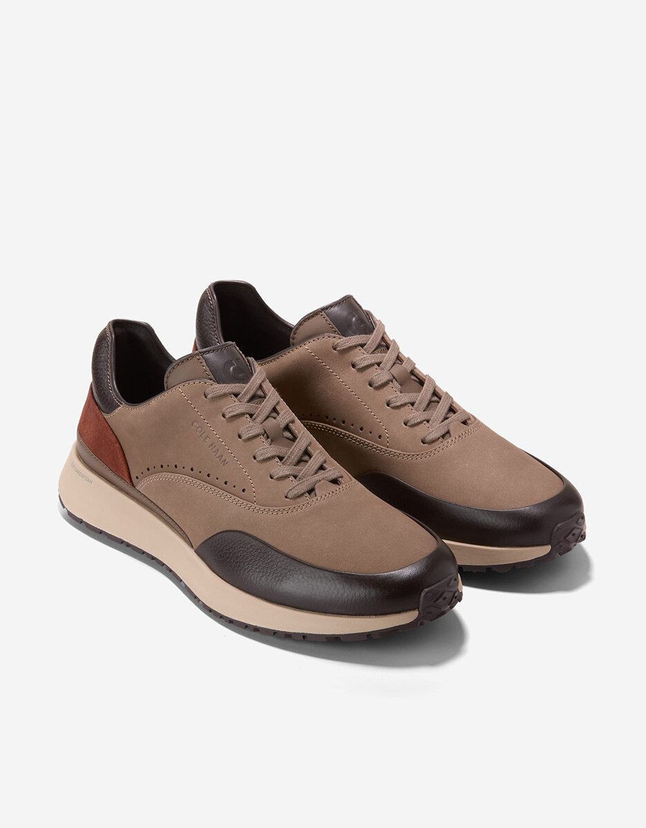 Sapatilhas Desportivas de Inspiração Vintage Castanho-4
