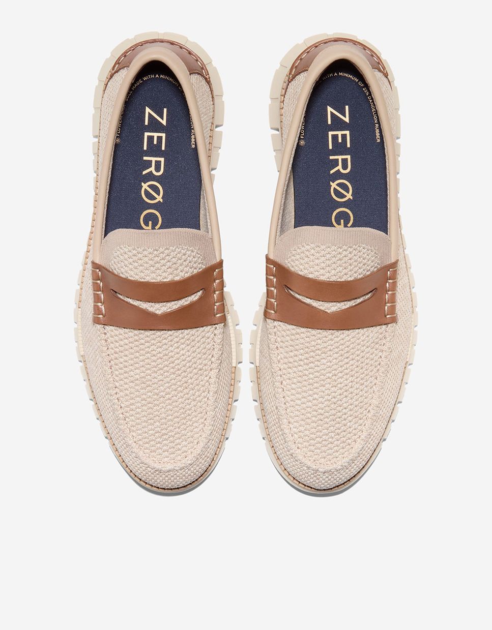 Mocassins Confecionados em Tecido Stitchlite ™ Natural-5