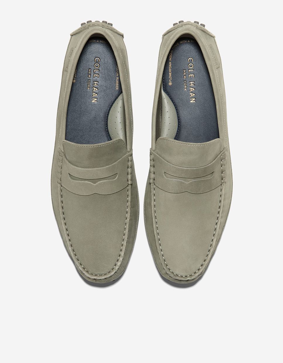 Mocassins Tipo Driver Confecionados em Pele Verde-5