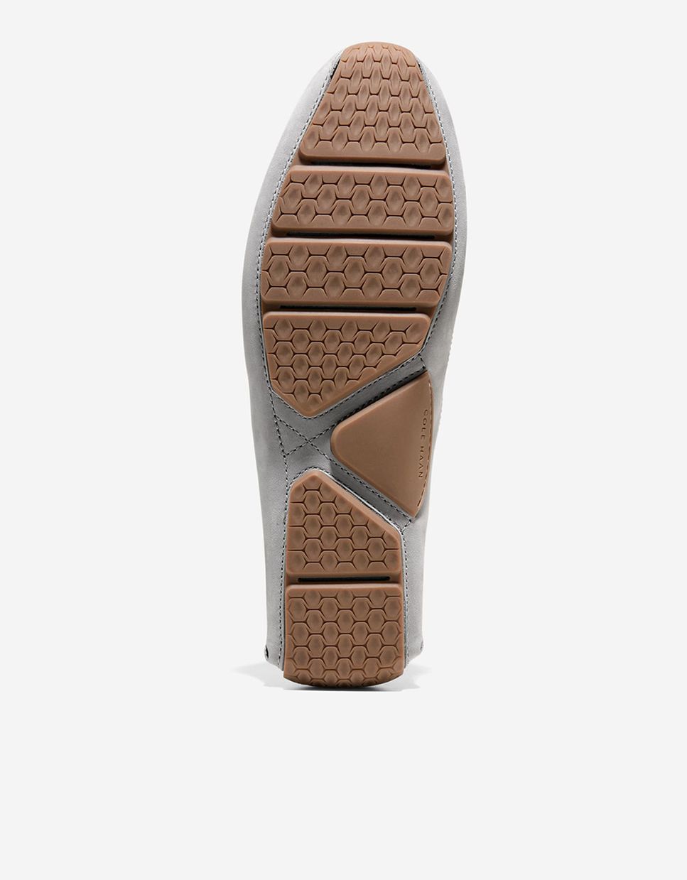 Mocassins Tipo Driver Confecionados em Pele Cinzento-6