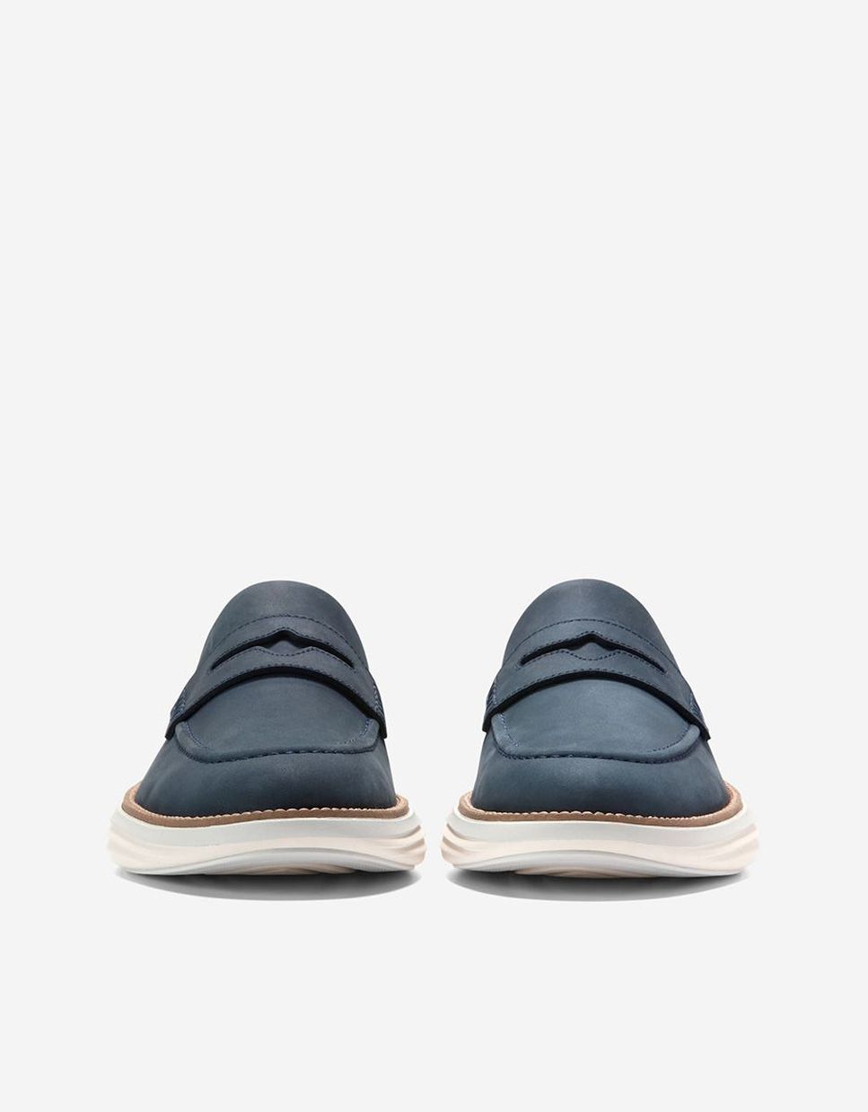 Mocassins de Pele Confecionados em Pele Azul-2