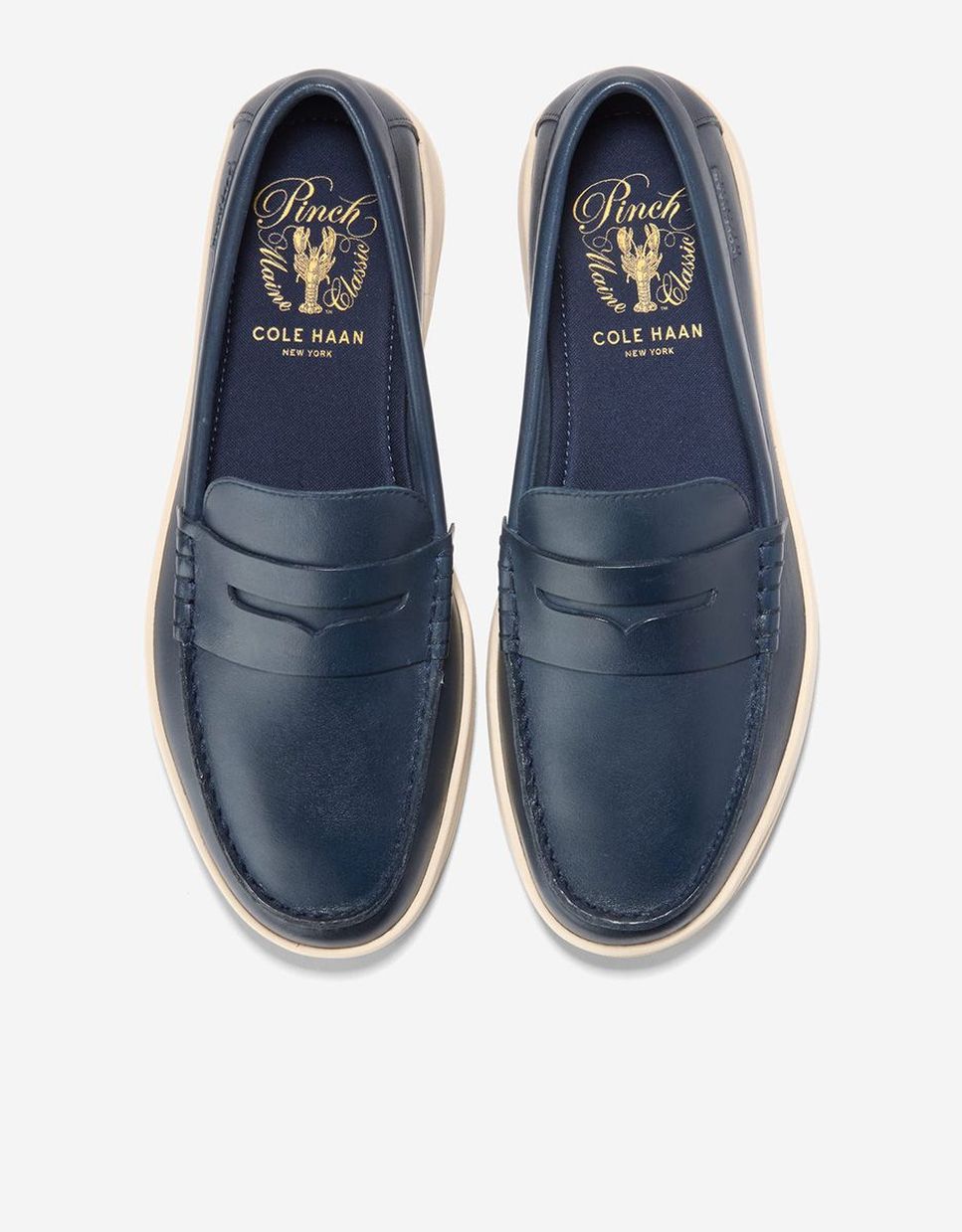 Mocassins de Pele Confecionados em Pele Azul-5