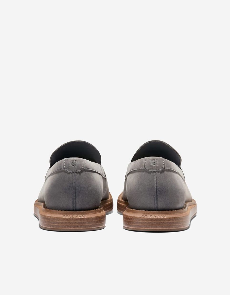 Mocassins de Pele Confecionados em Pele Cinzento-3