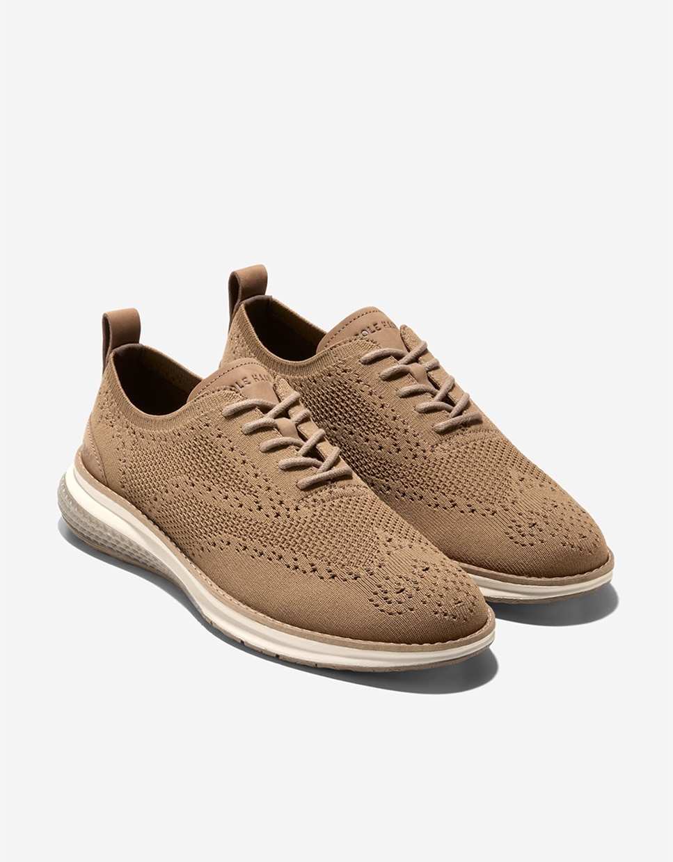 Sapatos Oxford com Sola Flexível Flowerflex™ Confecionados em Tecido Stitchlite™ Castanho-4