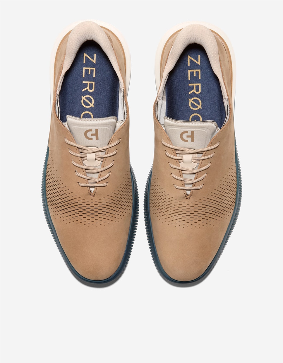 Sapato Oxford em Pele com Tecnologia Quick-on para Um Calce Fácil Castanho-claro-5