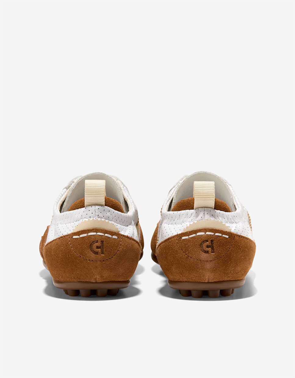 Sapatilhas Desportivas com Design Leve Confecionadas em Pele Branco-3