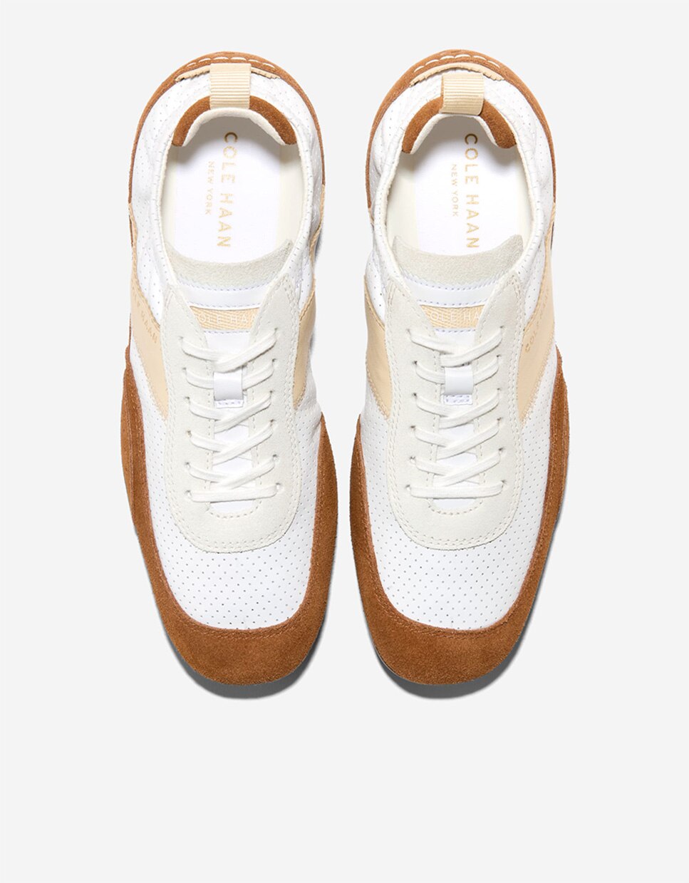 Sapatilhas Desportivas com Design Leve Confecionadas em Pele Branco-5